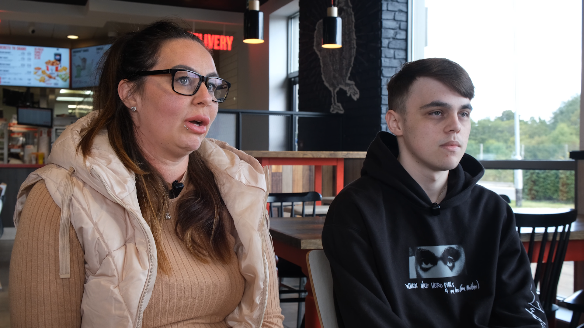 Tyler and his mother Carrie.