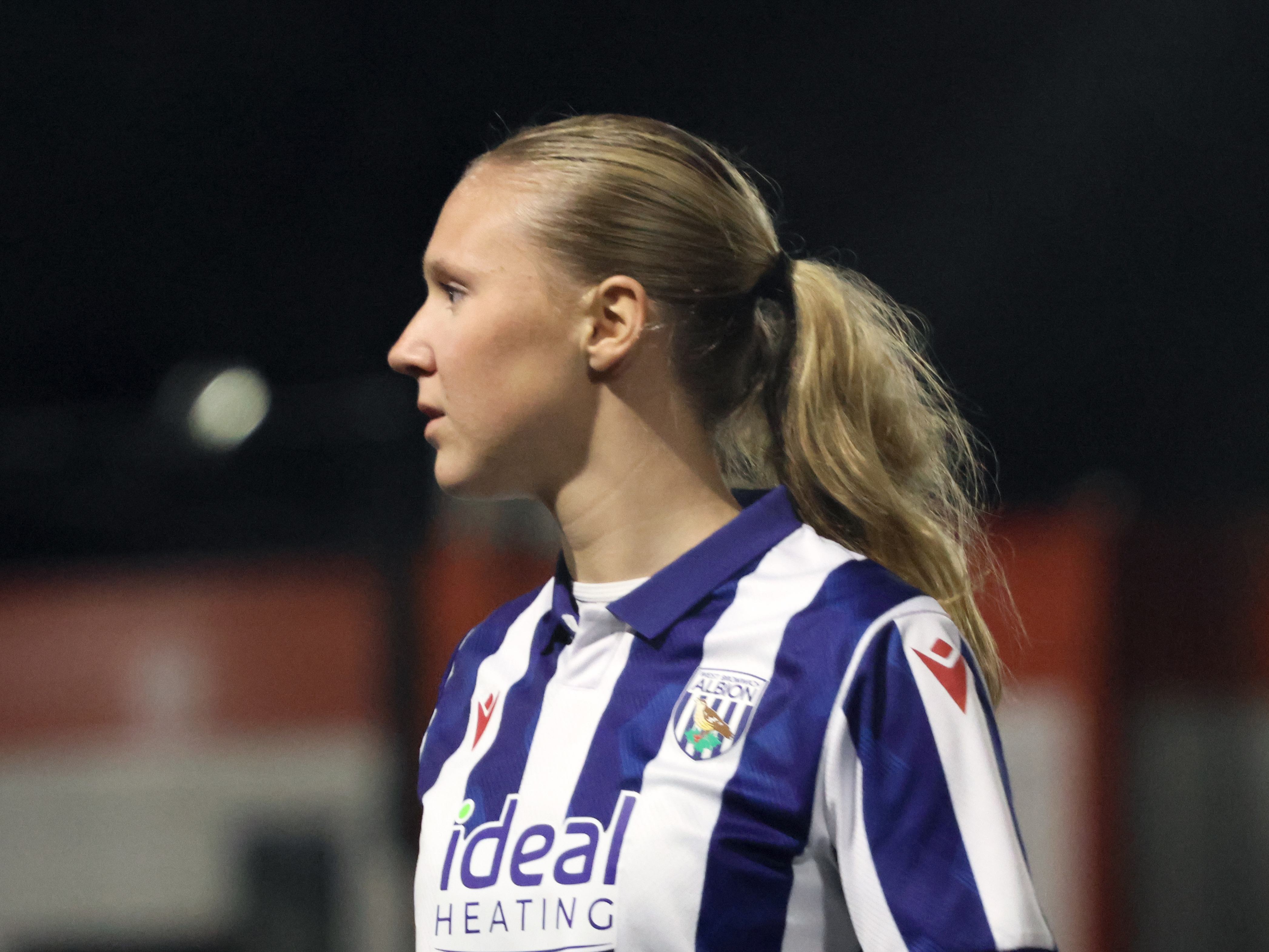 An image of Lucy Davies playing against Stourbridge