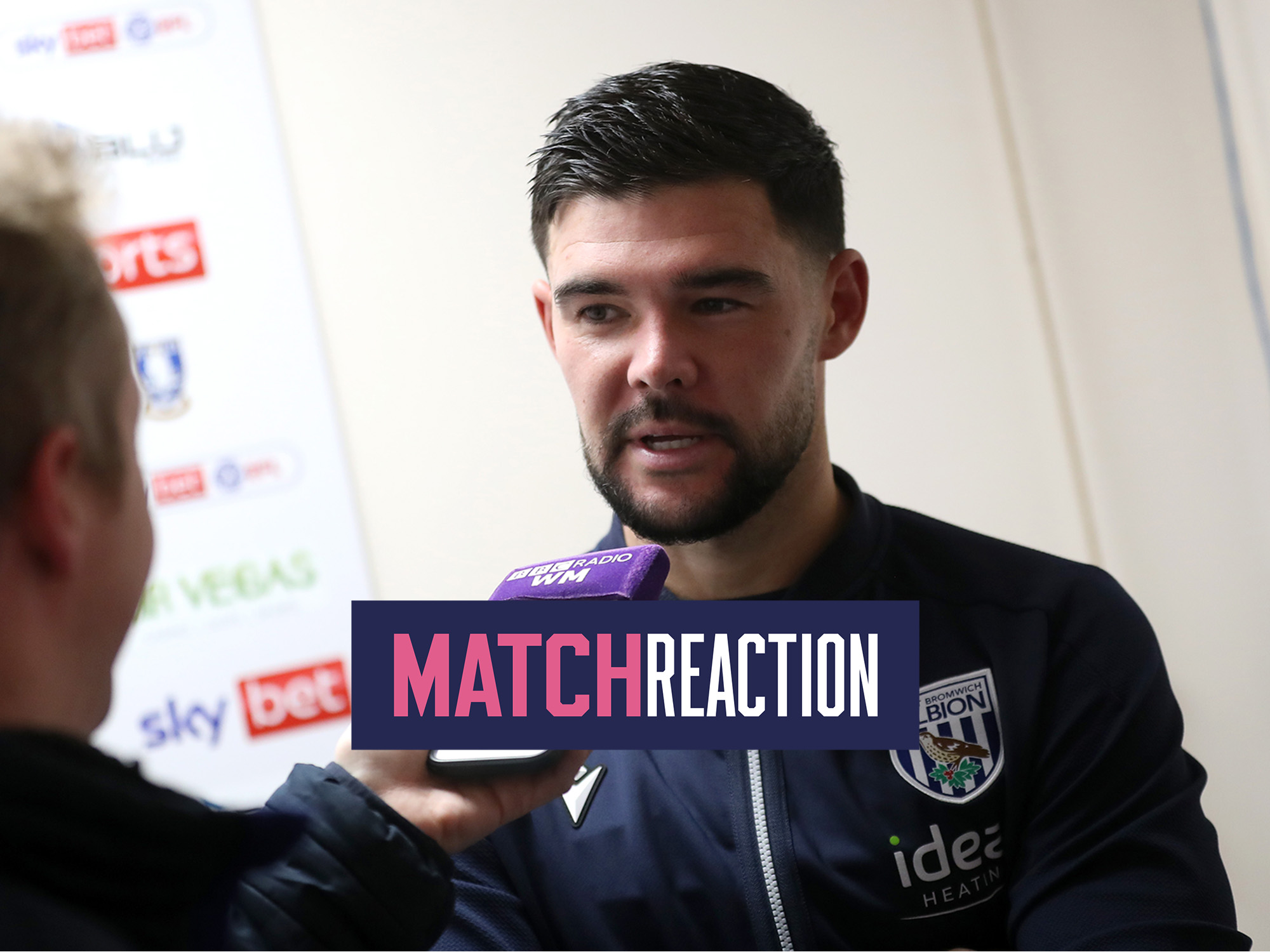 Alex Mowatt is interviewed after Albion's defeat at Sheffield Wednesday 