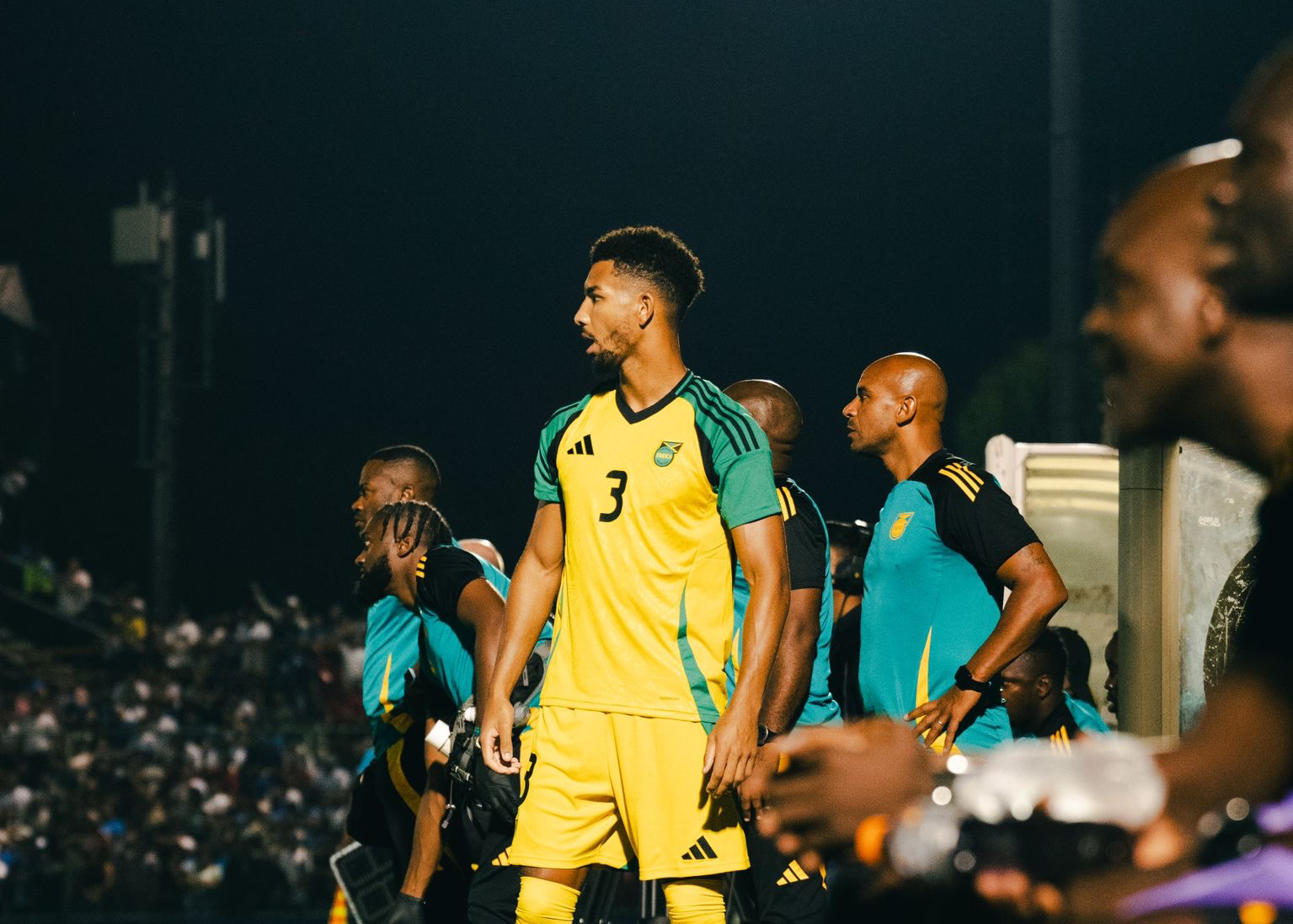 Mason Holgate in action for Jamaica (Photo: Official J.F.F)