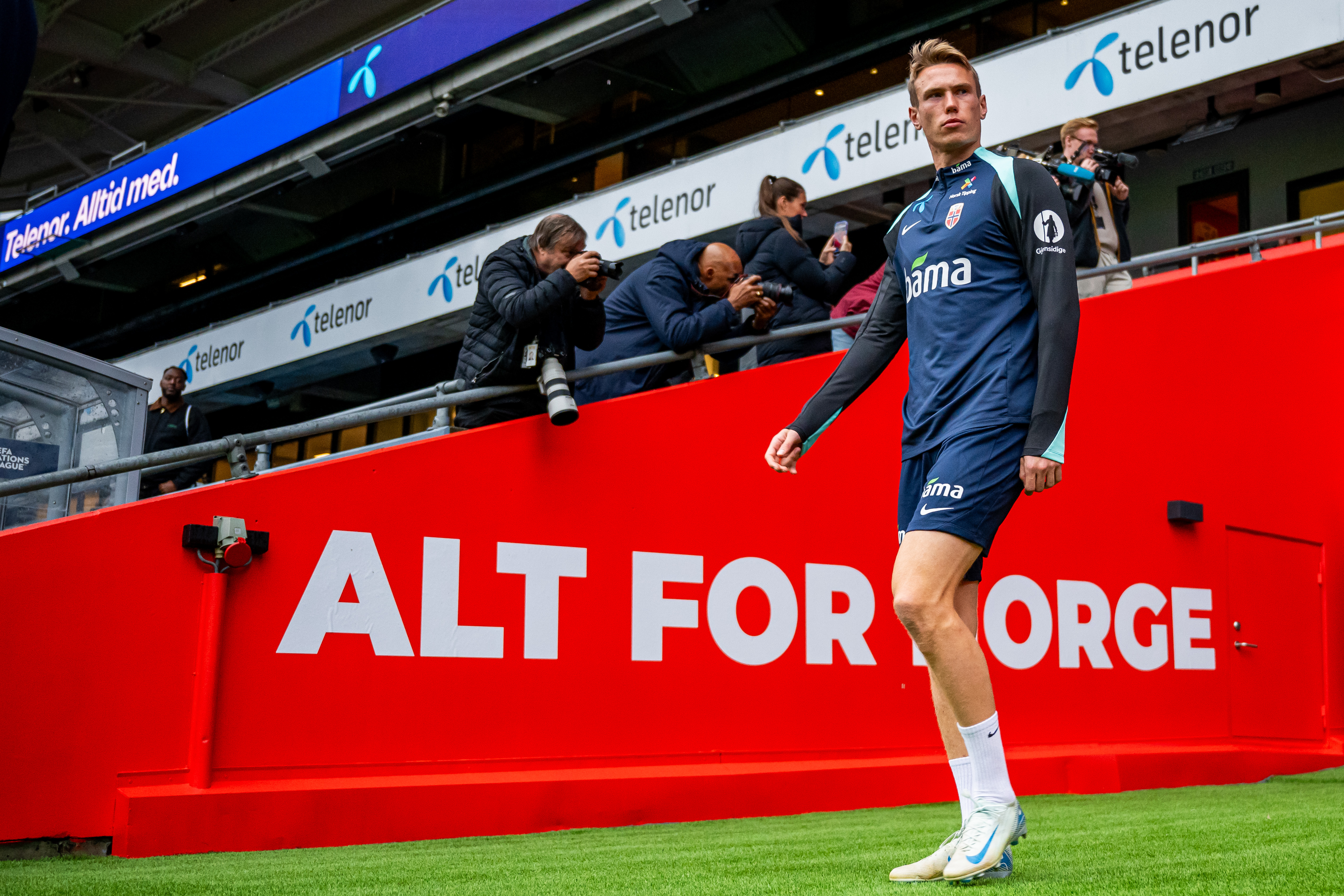 Torbjørn Heggem in Norway gear.