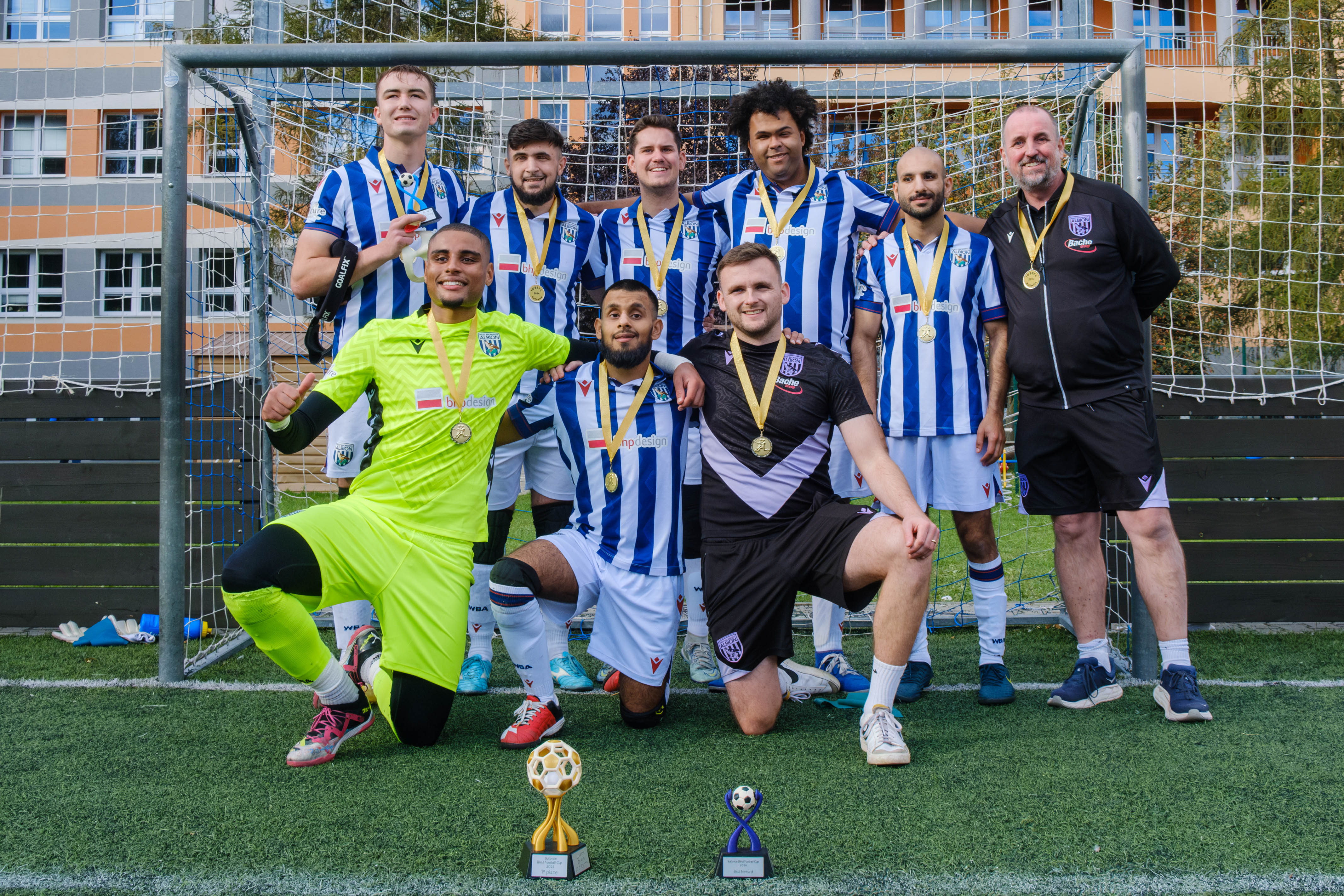 Albion Blind after winning the Bucolic Blind Cup.