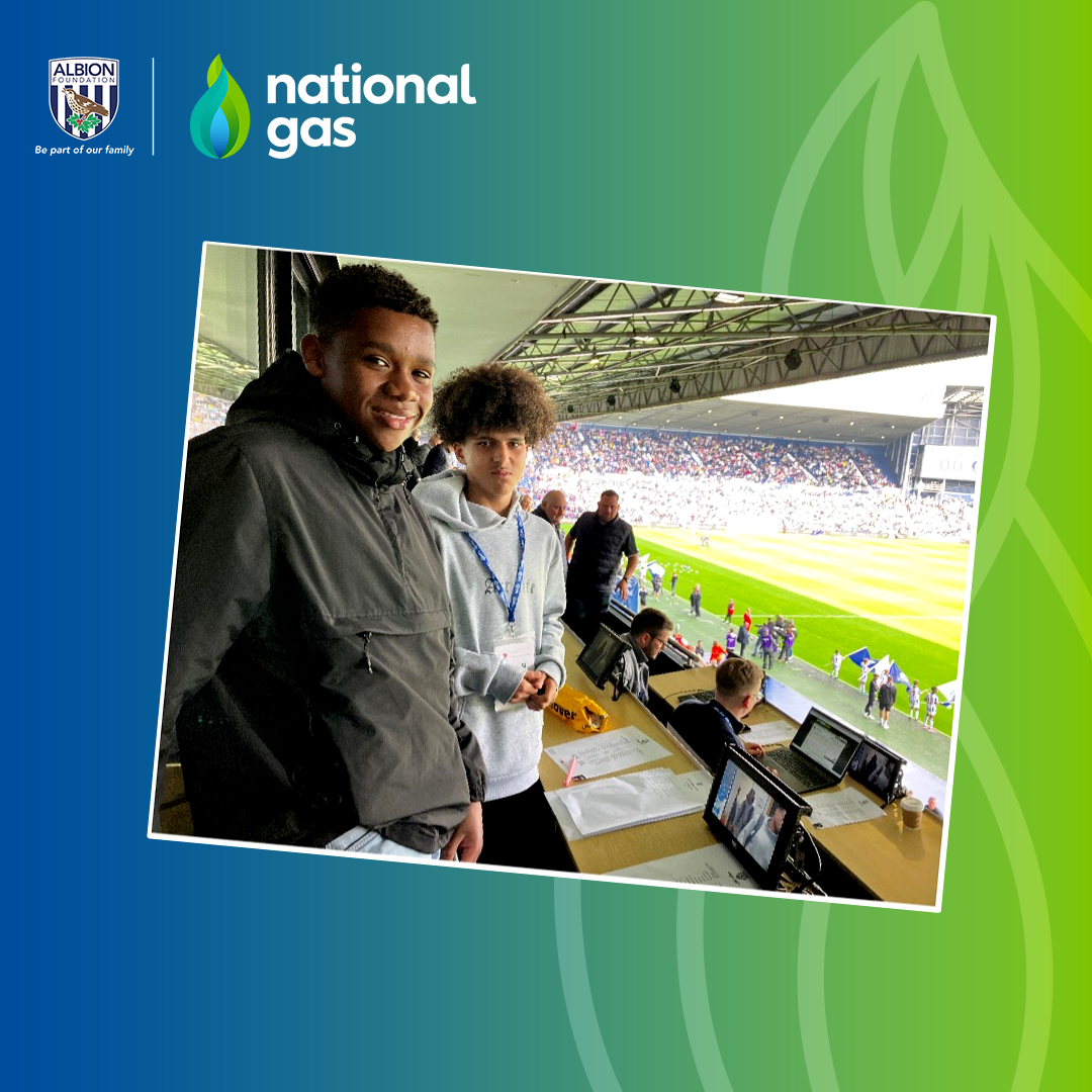 Jaidan and Riley at The Hawthorns.