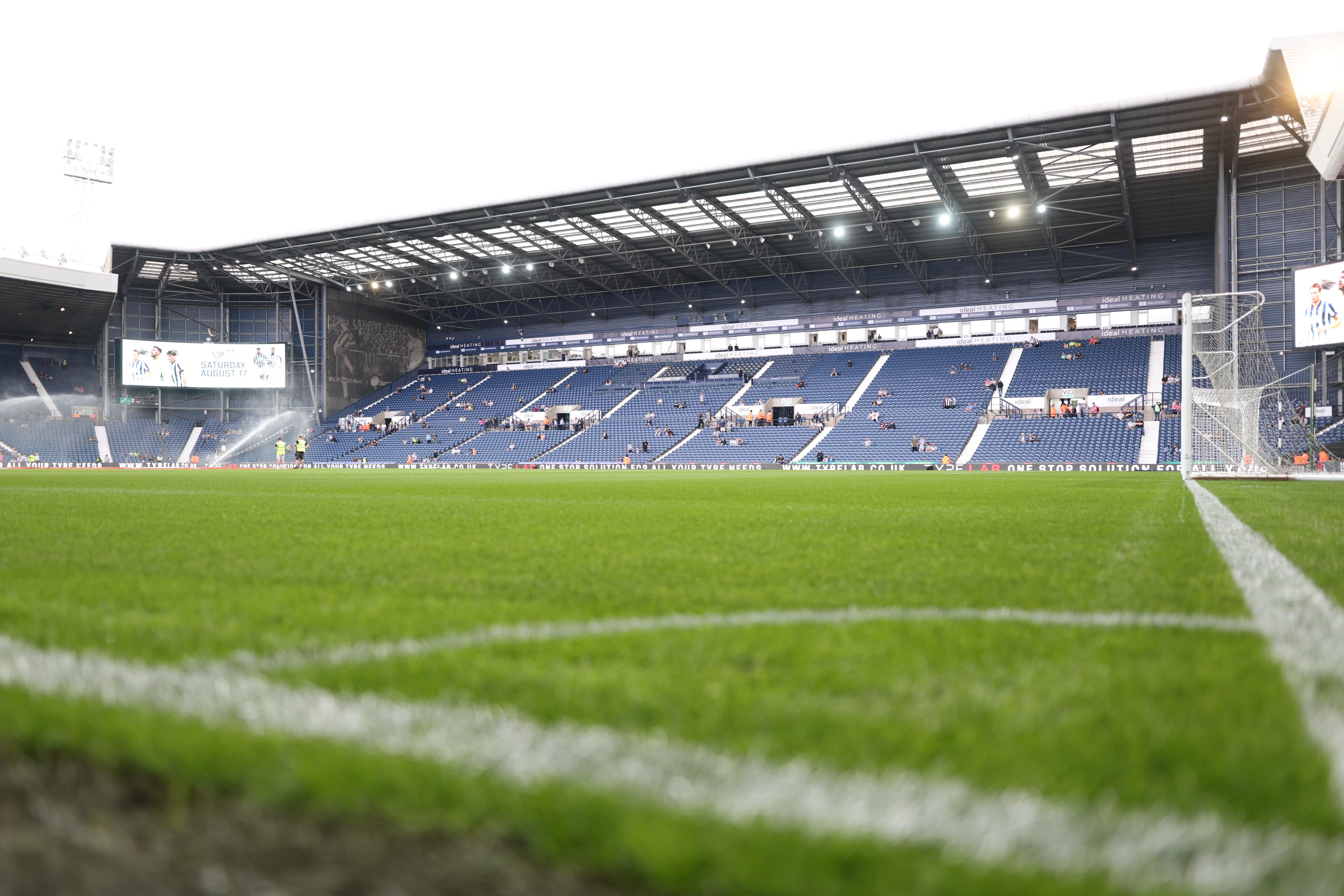 A general view of The Hawthorns, the East Stand in particular 