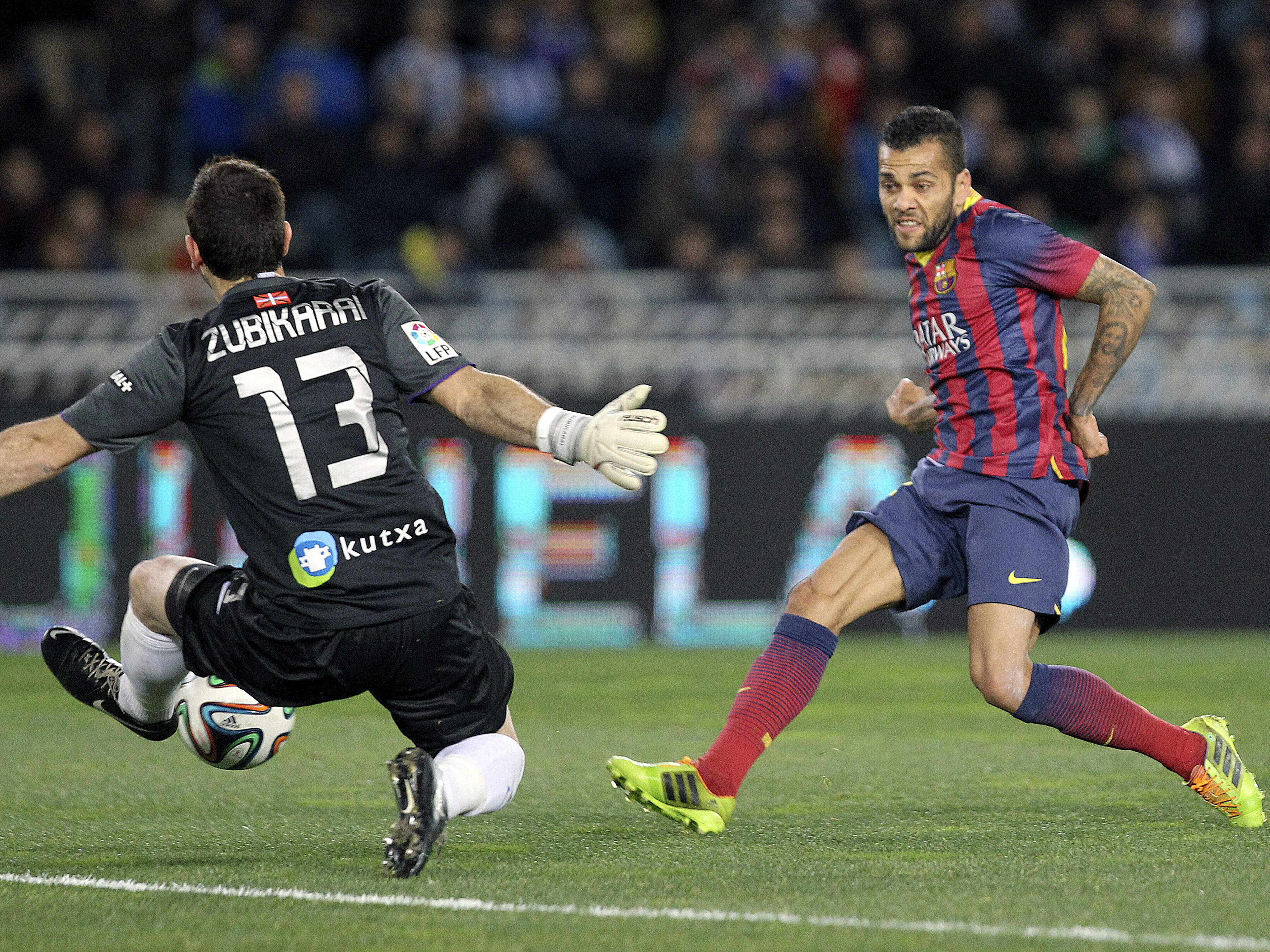 A photo of former Real Sociedad goalkeeper Eñaut Zubikarai 