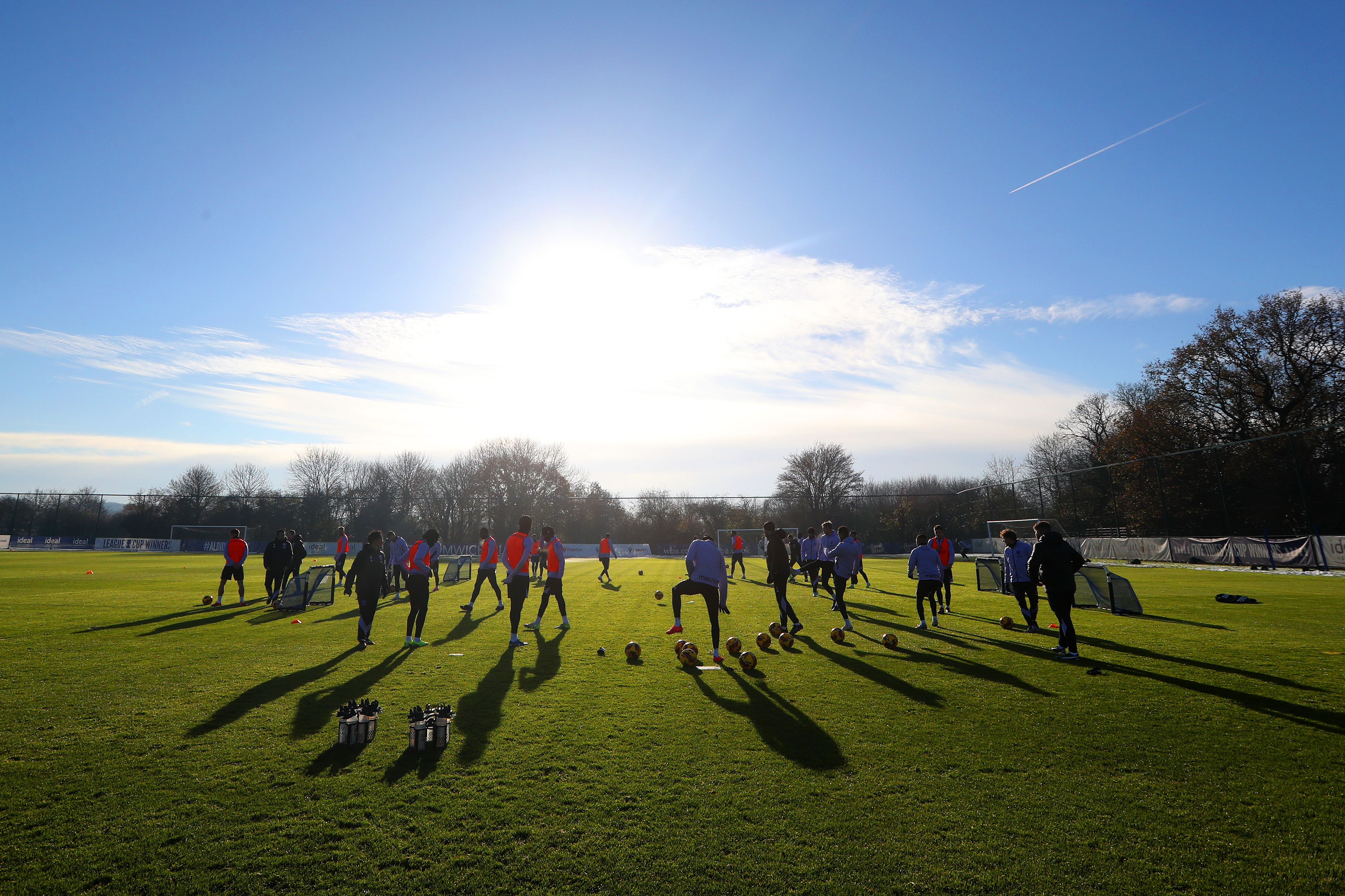 A general view of training in the sunlight 