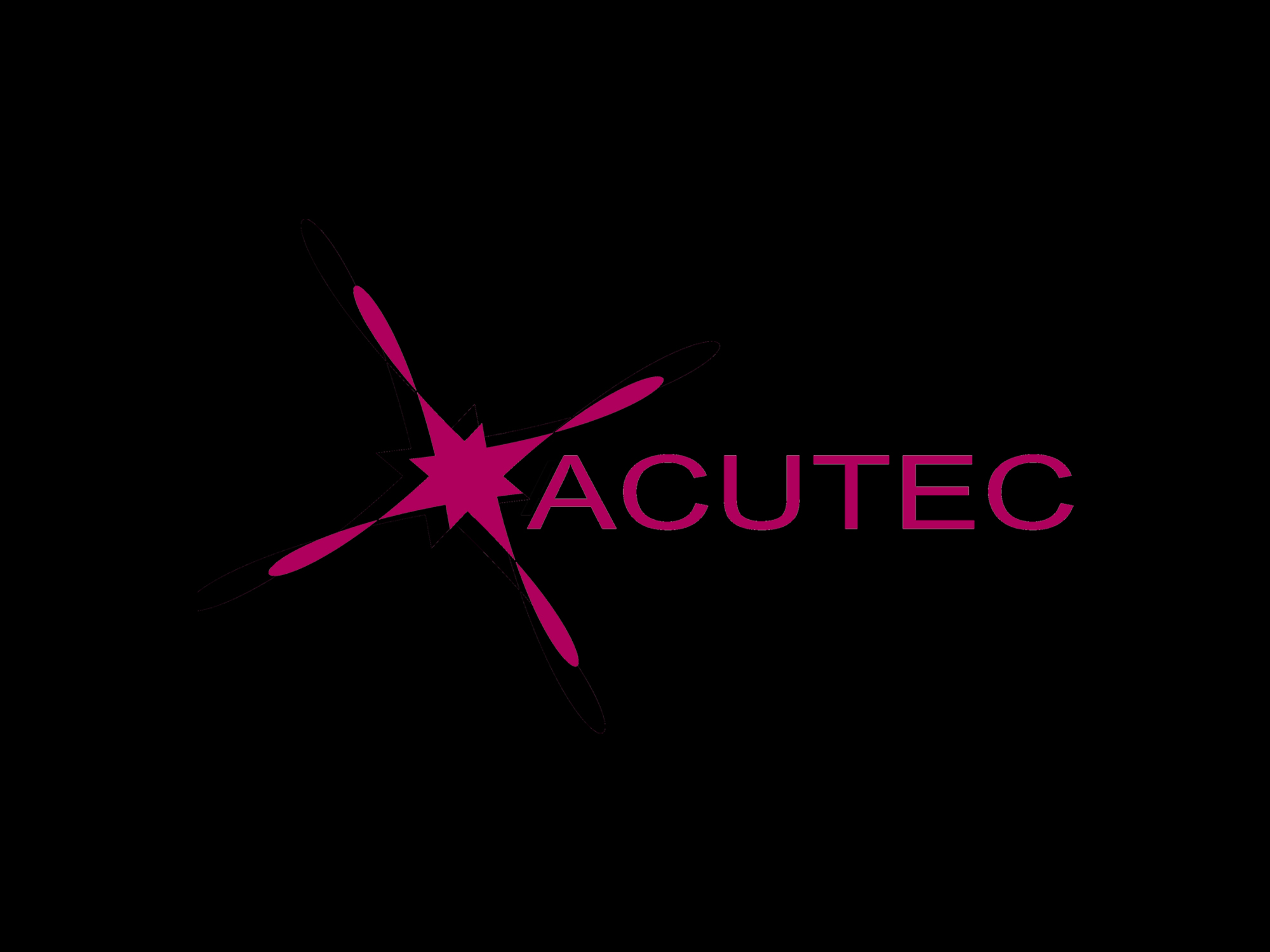 Acutec Logo black background