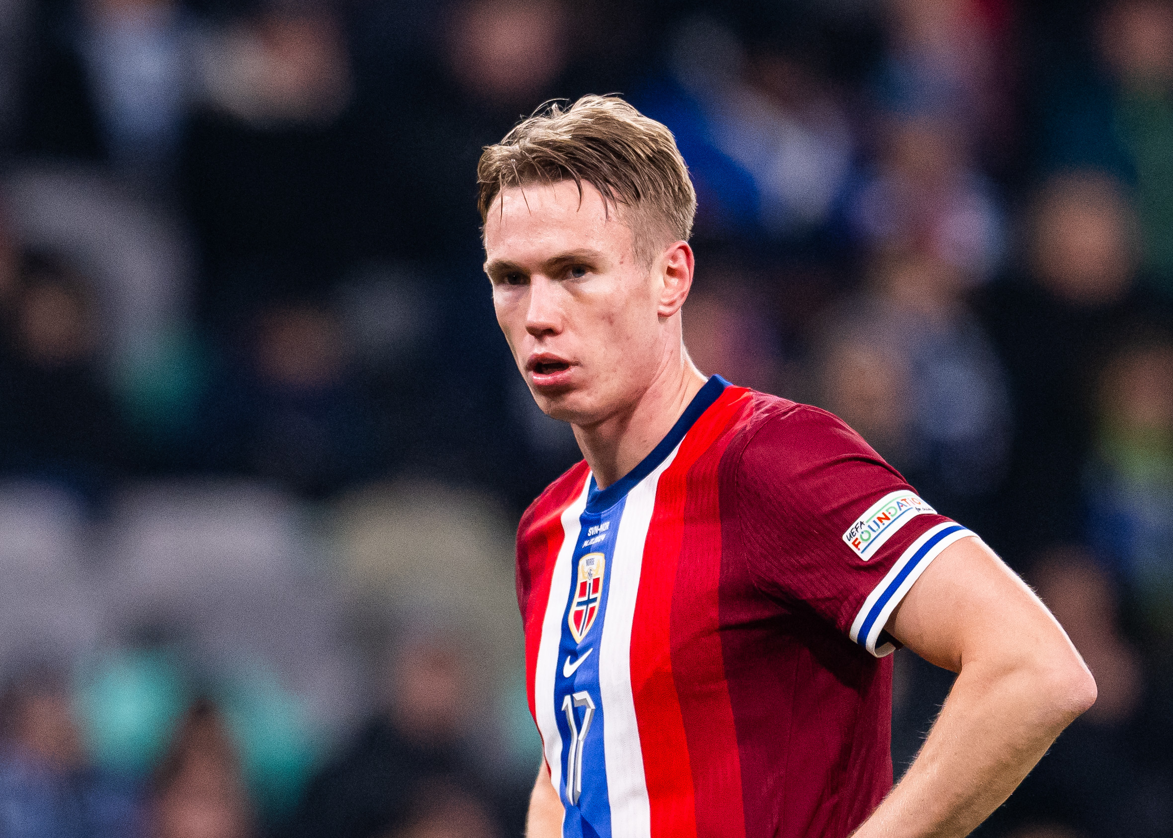 Torbjørn Heggem in action for Norway.