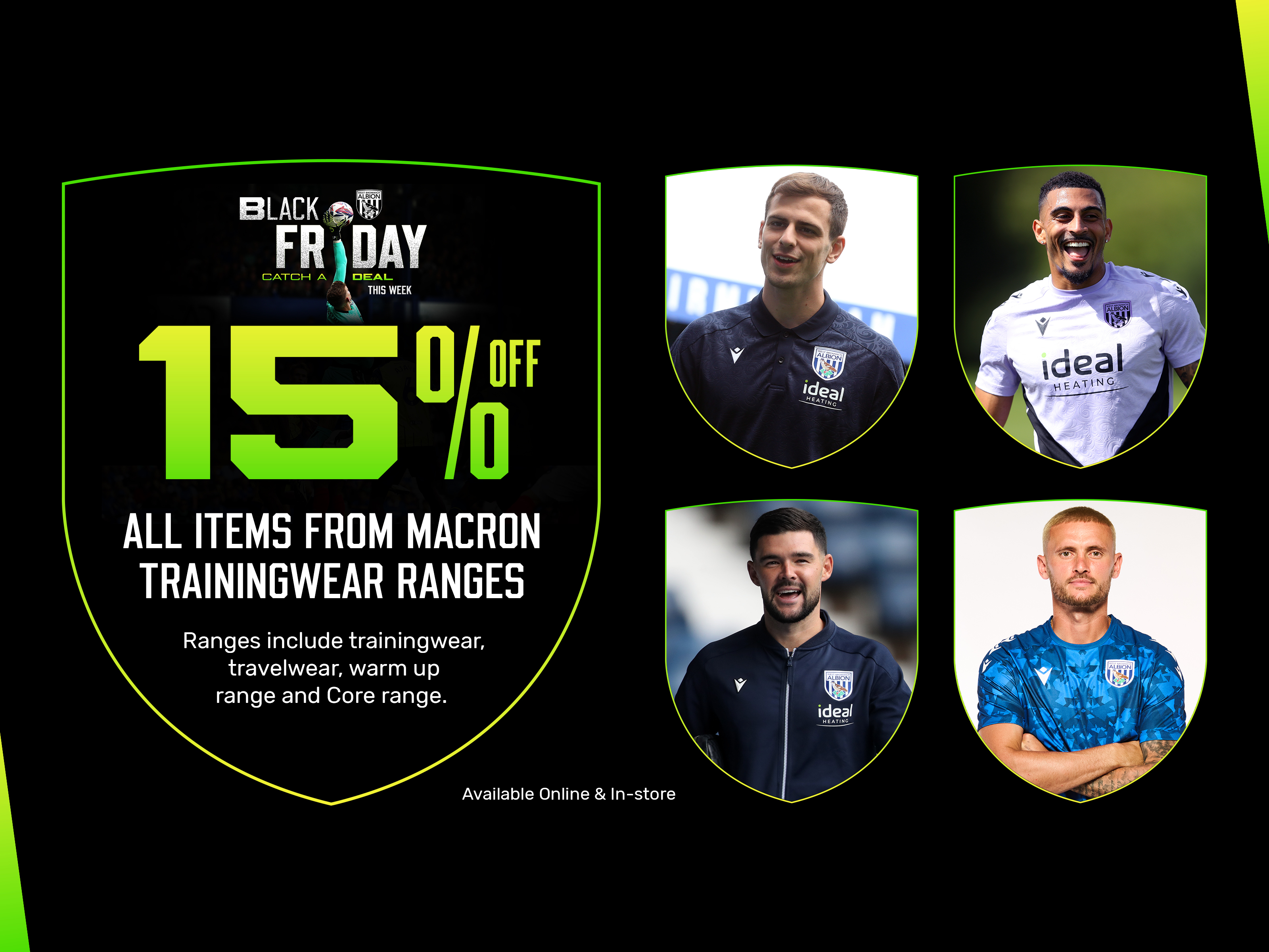 Black Friday 2024 15% off Trainingwear Offer