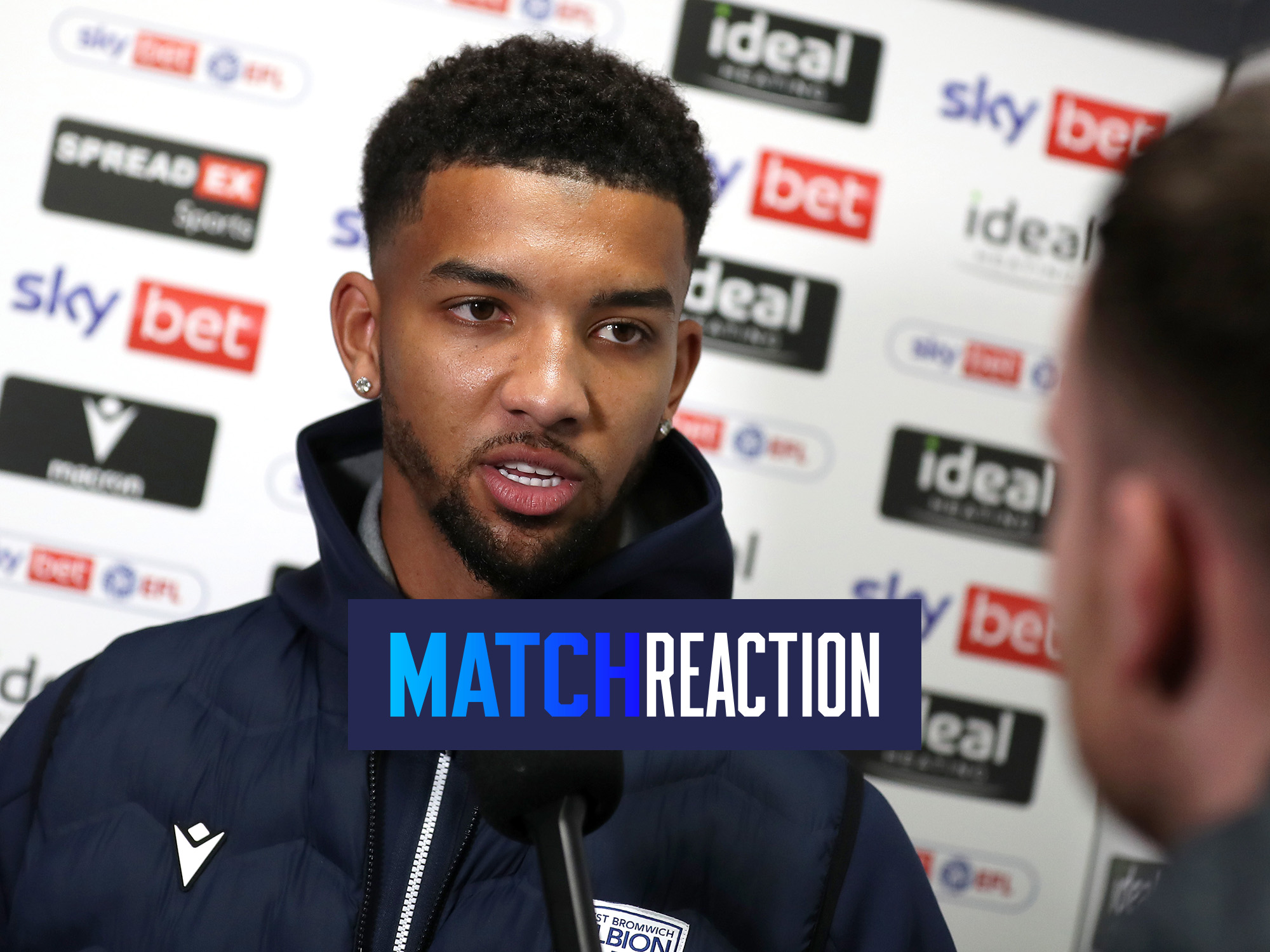 Mason Holgate is interviewed following Albion's draw with Norwich City 