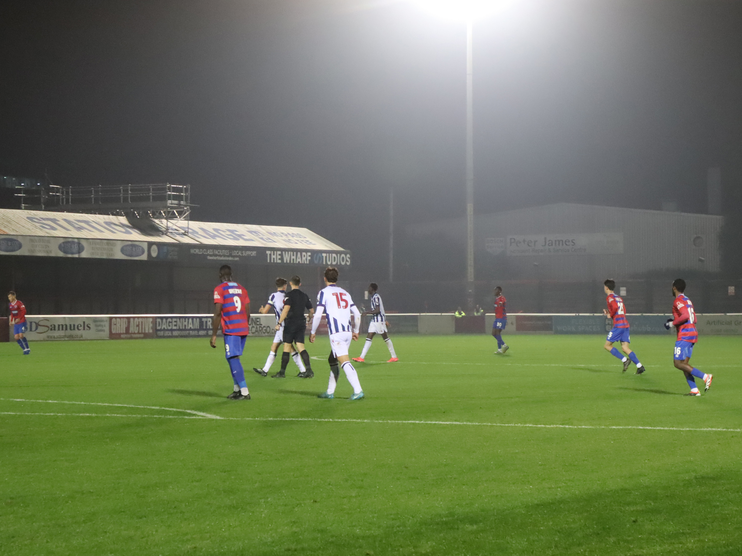 A photo of Albion U21s vs Dagenham & Redbridge in the National League Cup