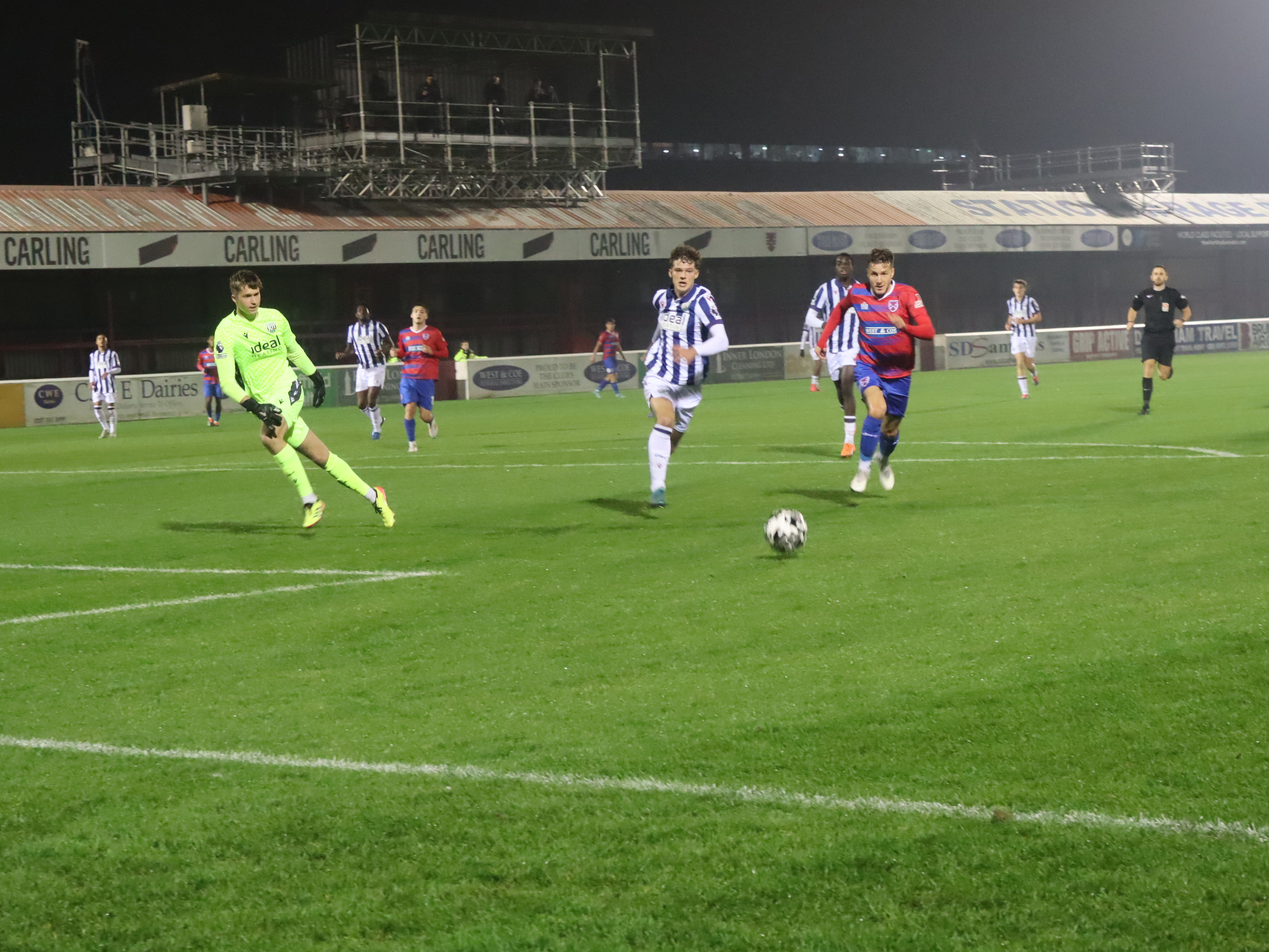 A photo of Albion u21s v Dagenham & Redbridge in the National League Cup