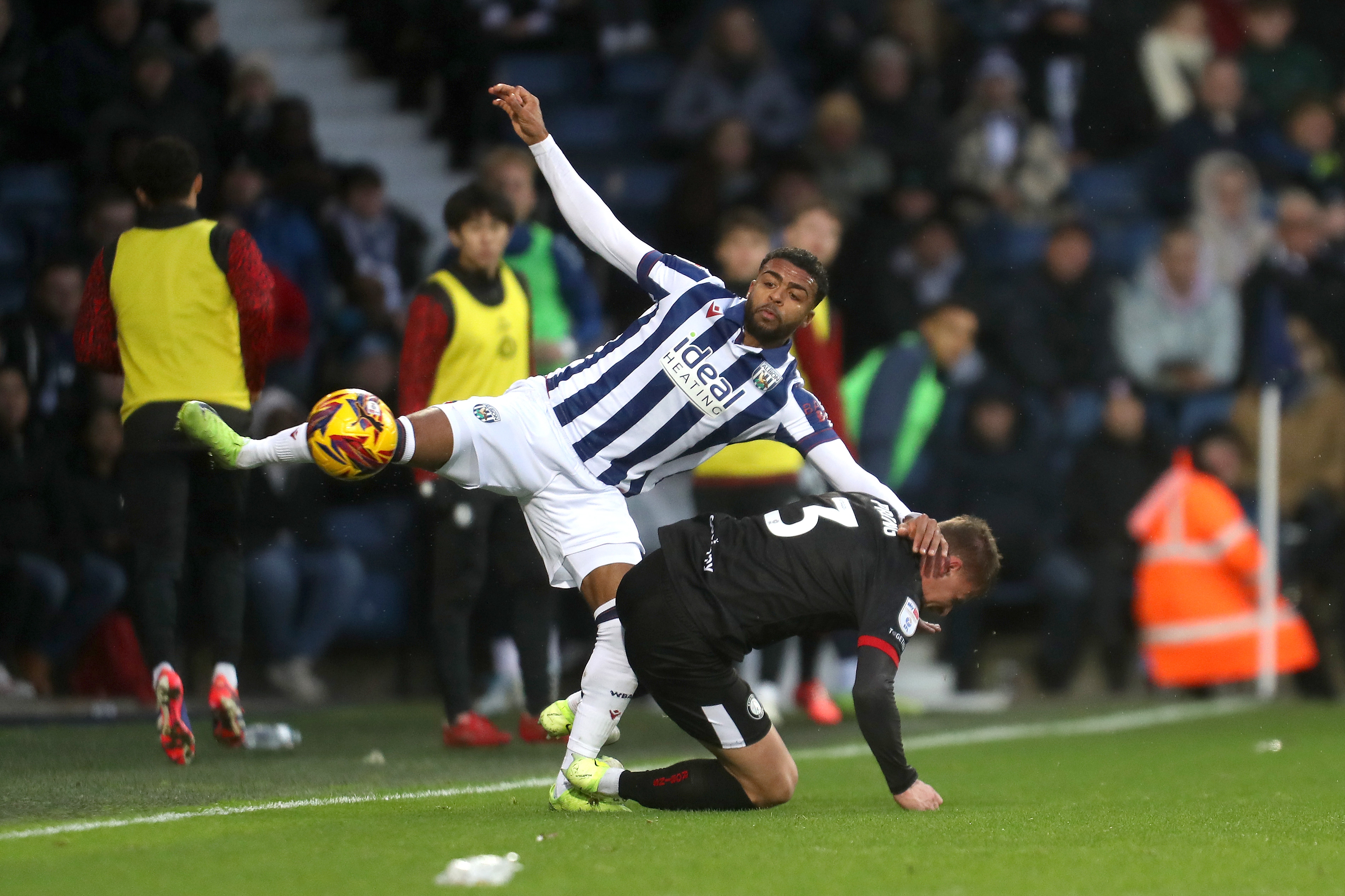 Darnell Furlong in action against Bristol City