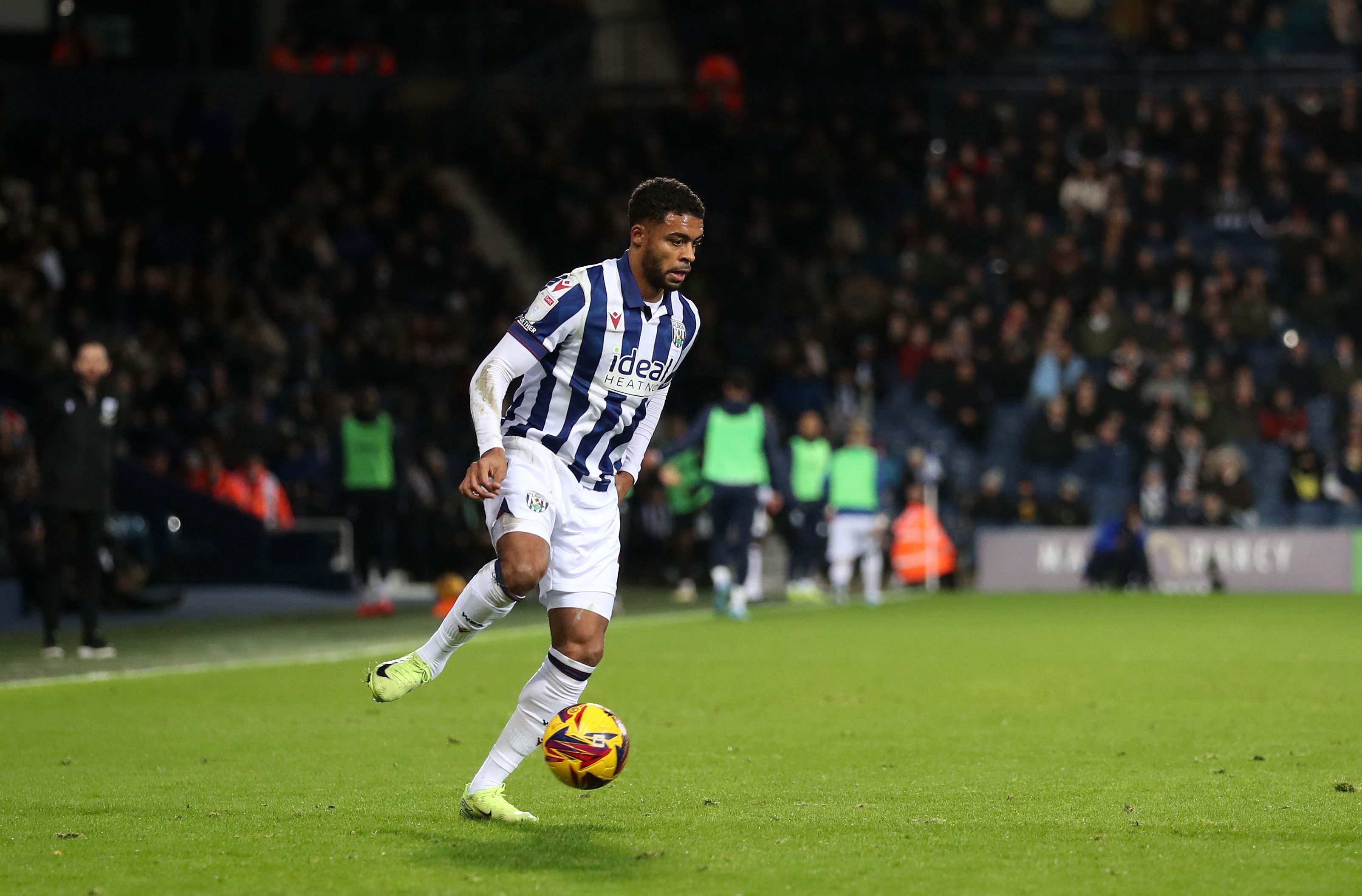 Darnell Furlong on the ball against Coventry City 