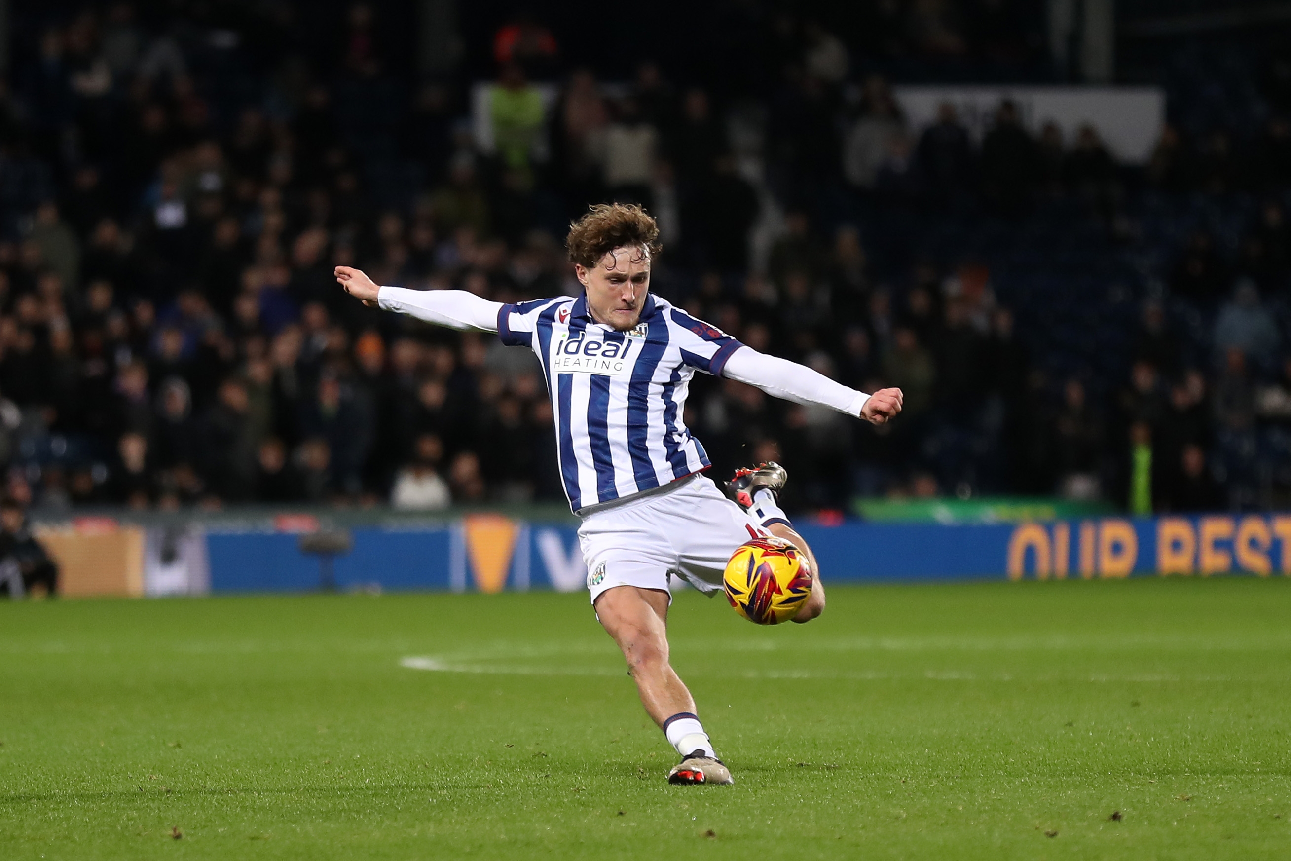 Callum Styles on the ball against Coventry City 