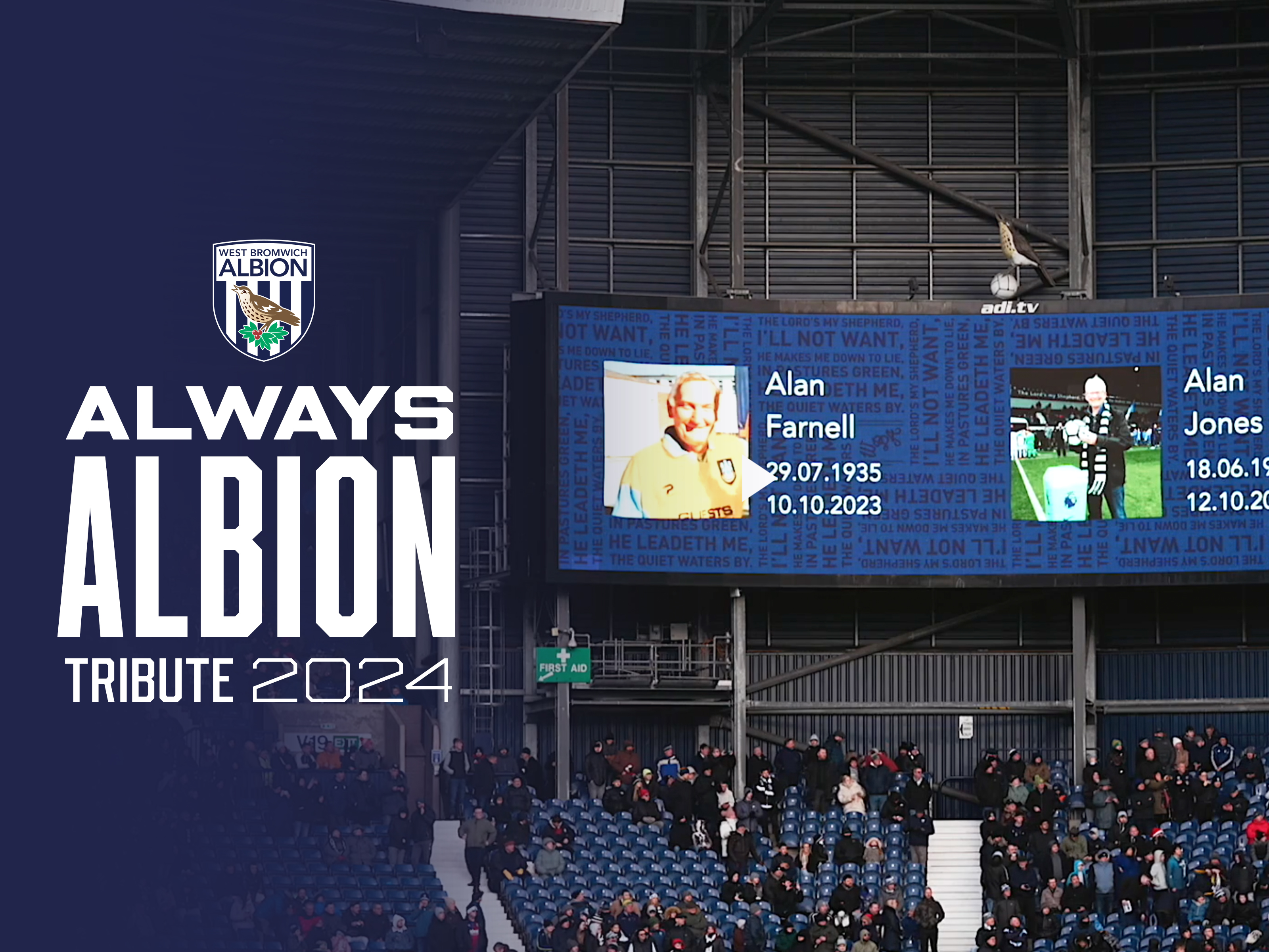 Always Albion tribute graphic 2024