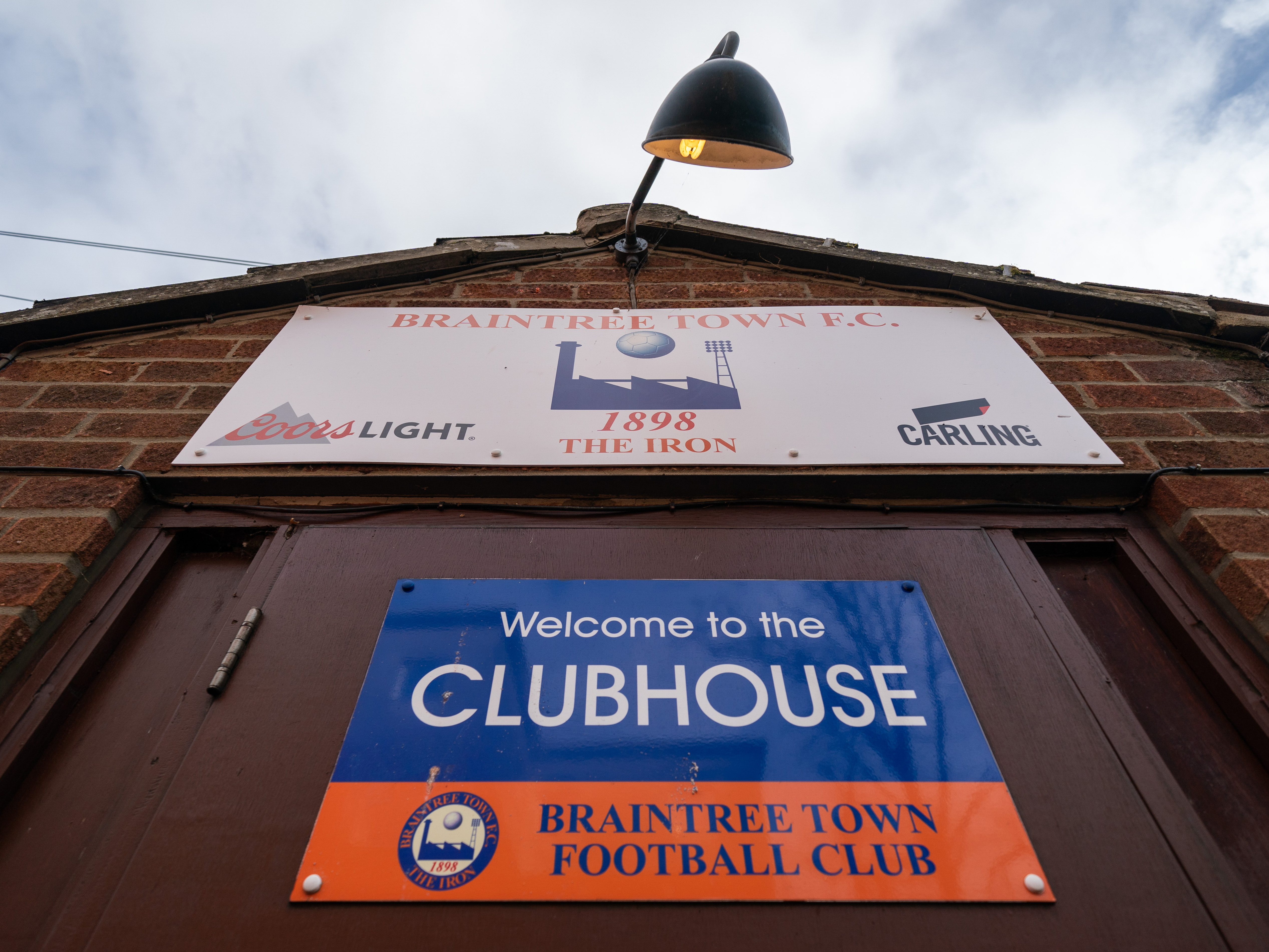 A photo of Braintree Town's stadium clubhouse