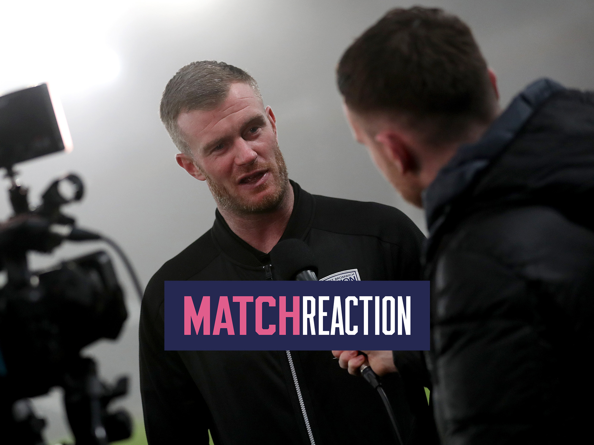 Chris Brunt is interviewed after Albion's defeat at Derby 