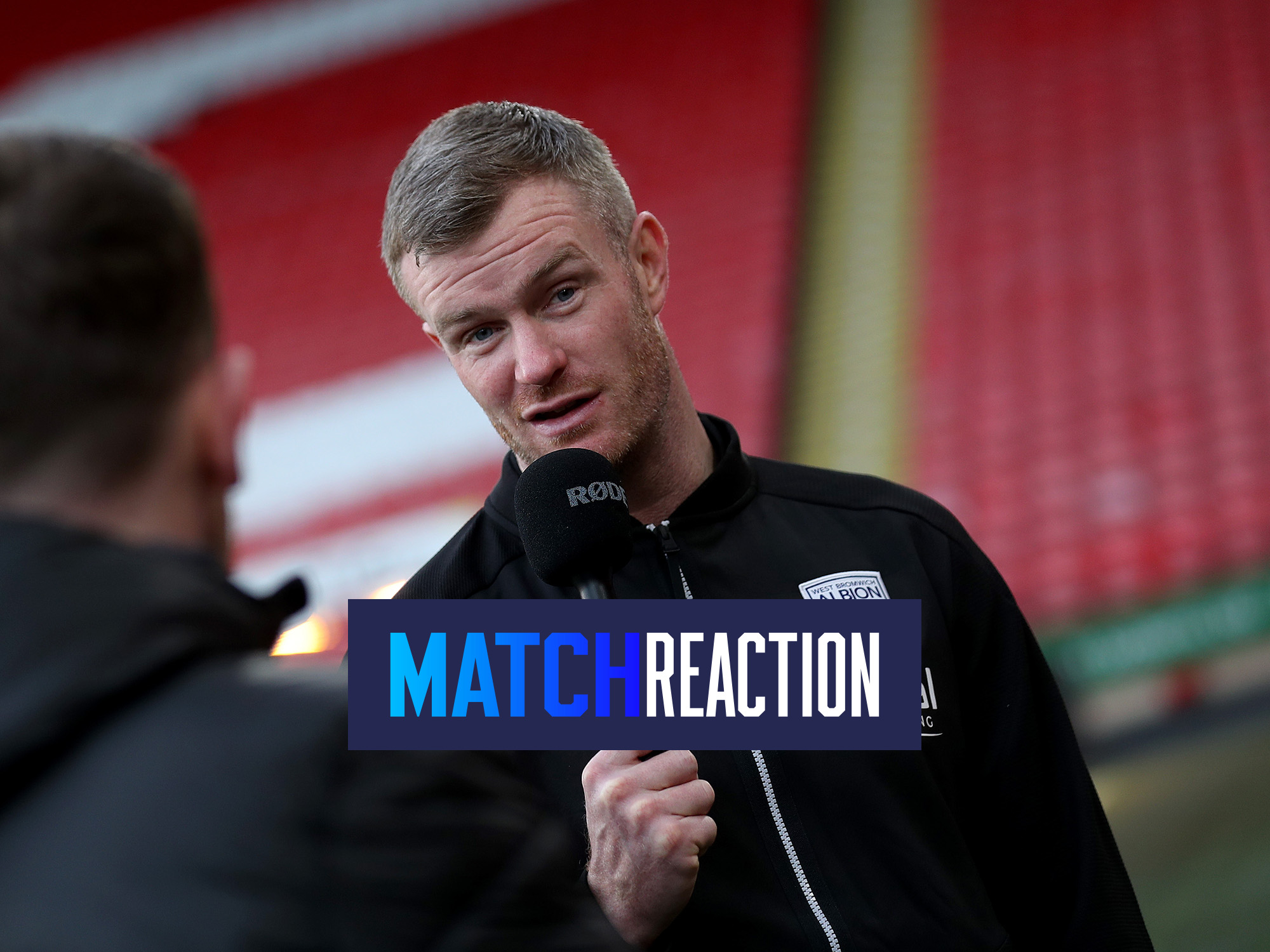 Chris Brunt is interviewed after Albion's draw at Sheffield United 