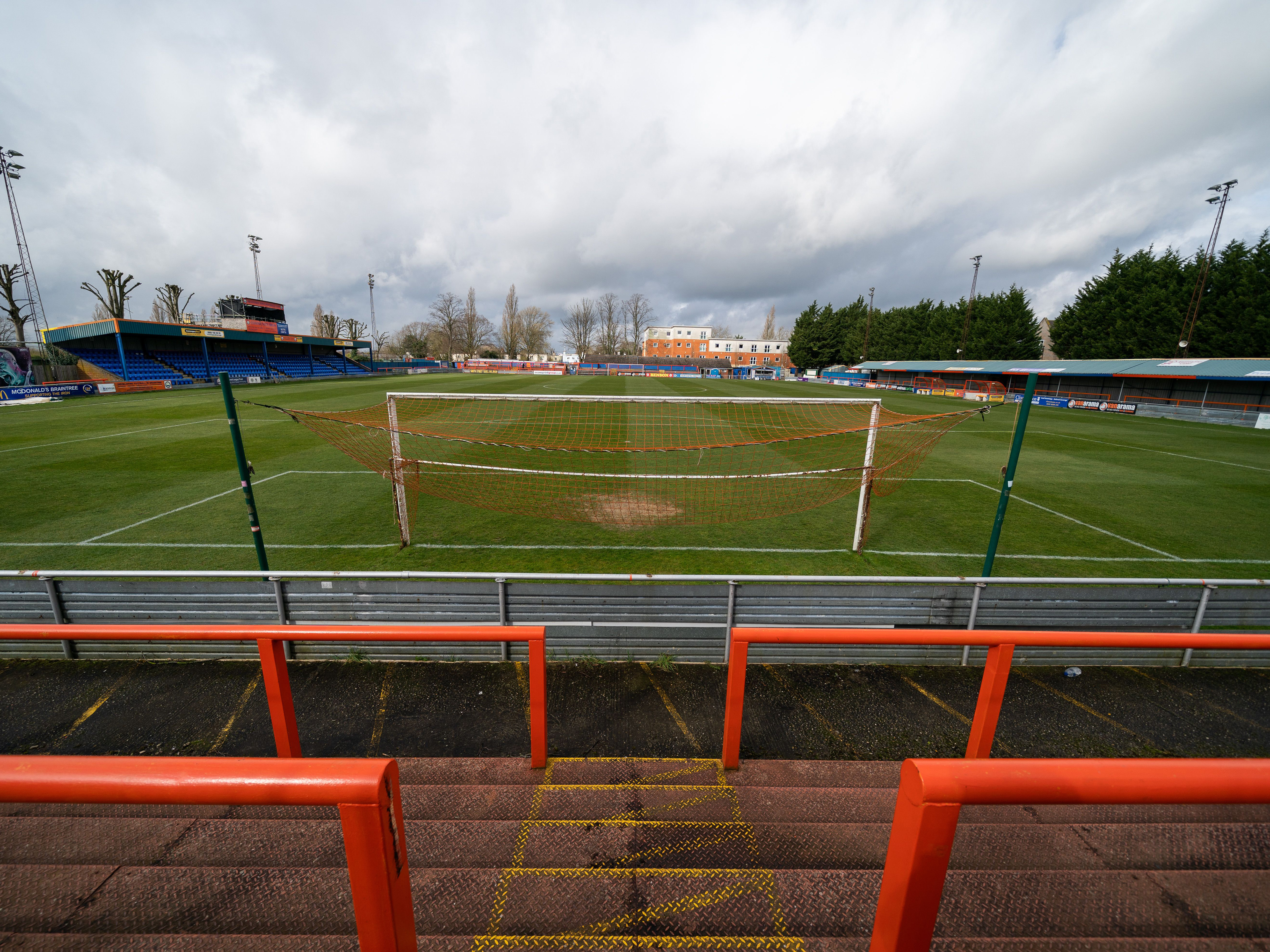 A photo of Braintree Town's Cressing Road Stadium