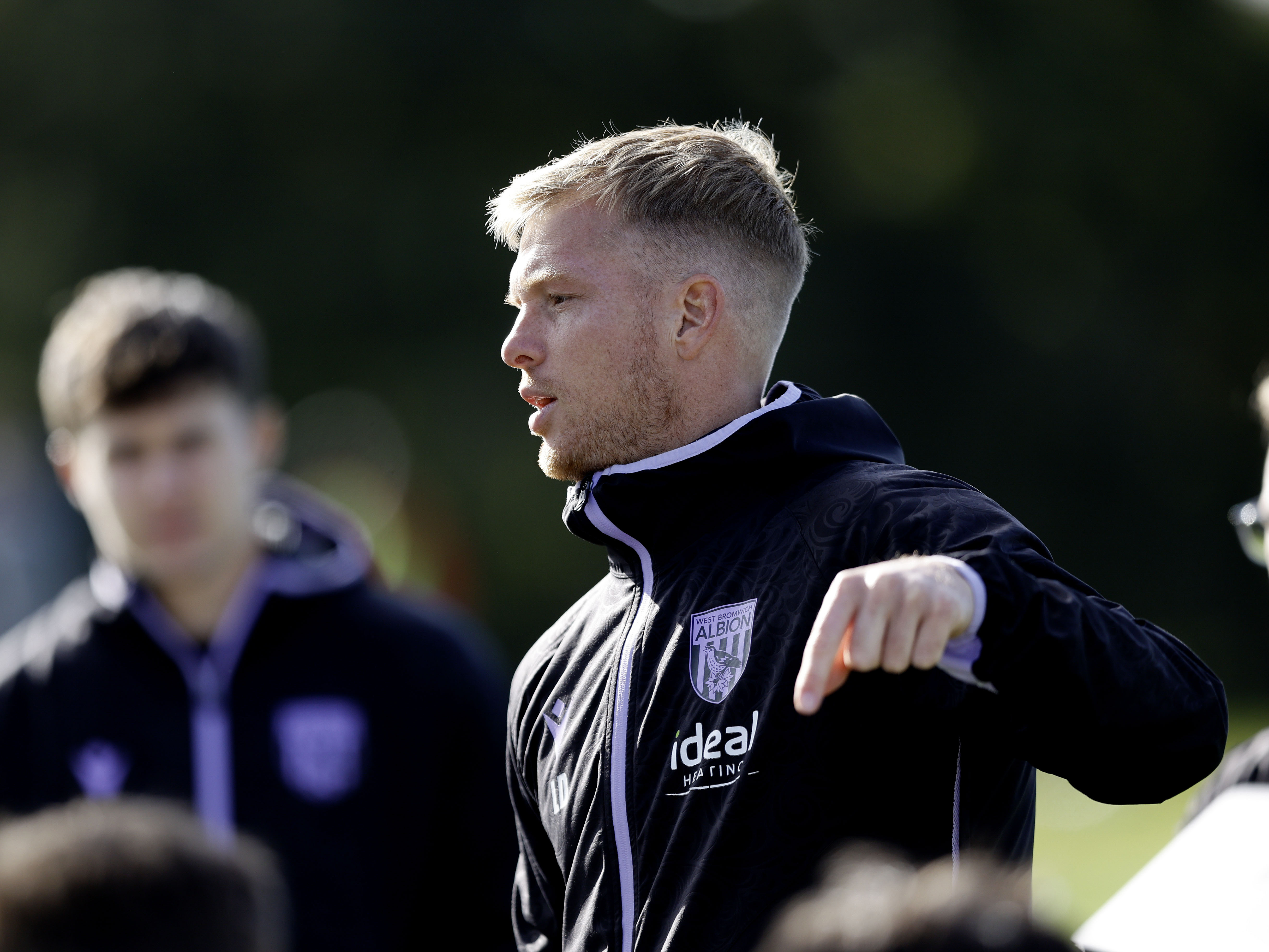 A photo of Albion U18 boss Leigh Downing