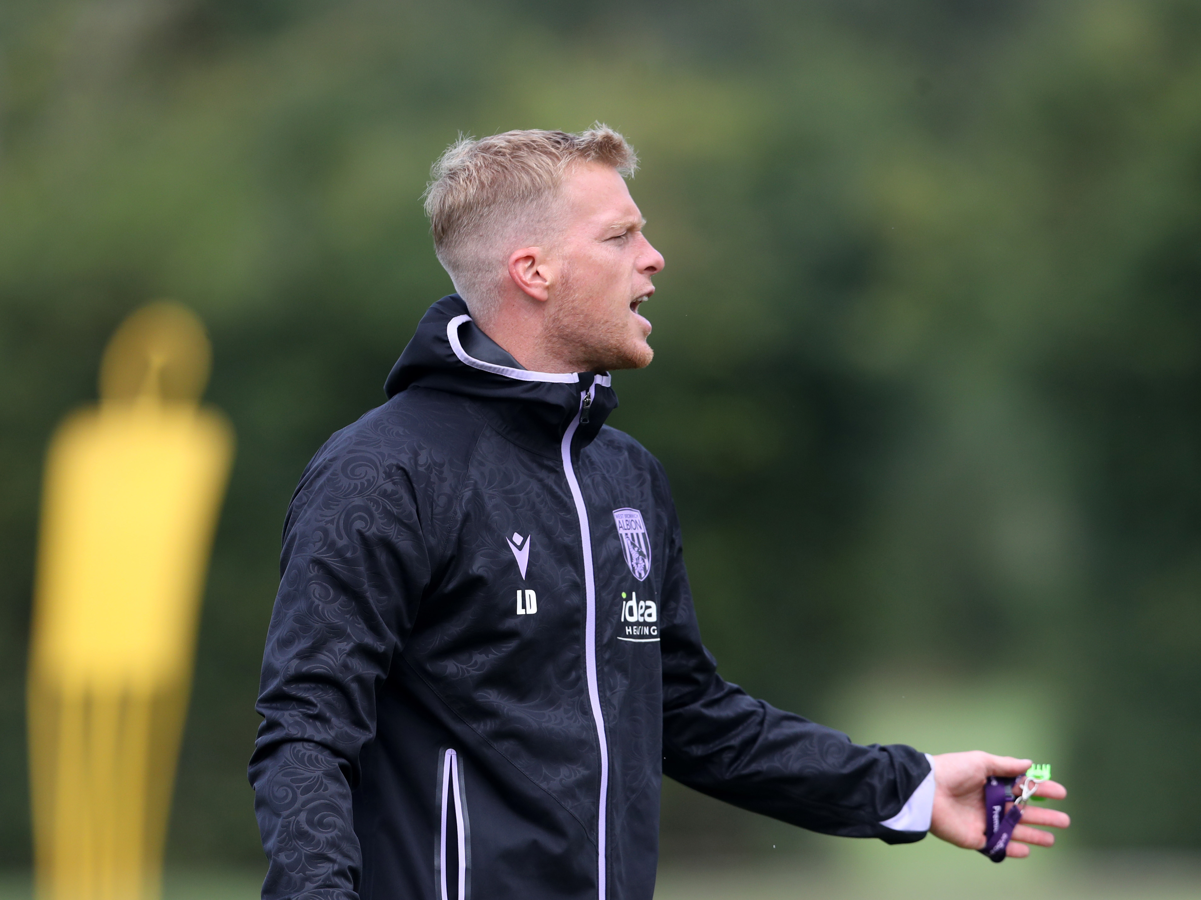 A photo of Albion U18s boss Leigh Downing