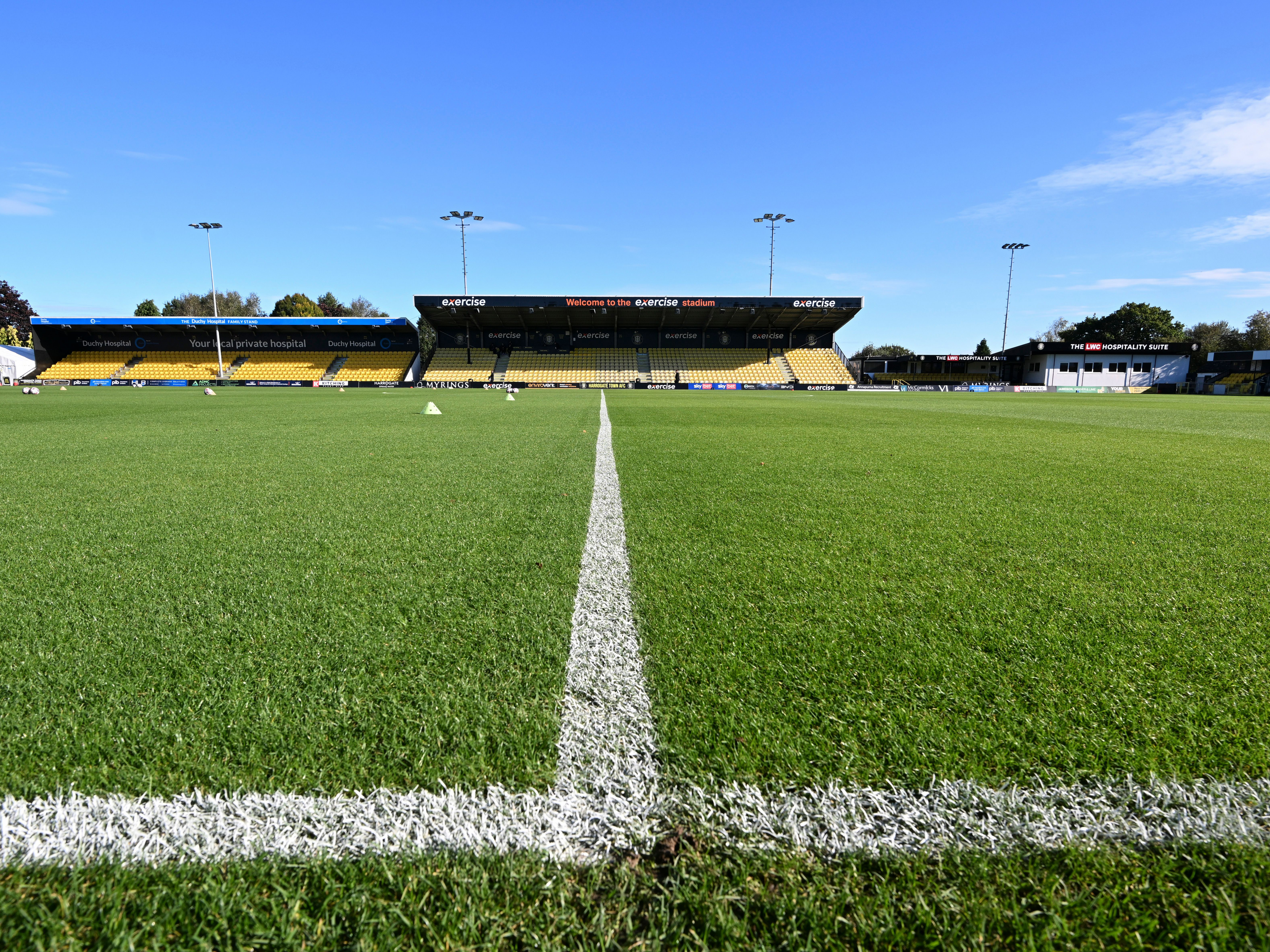 A photo of Harrogate Town's Exercise Stadium