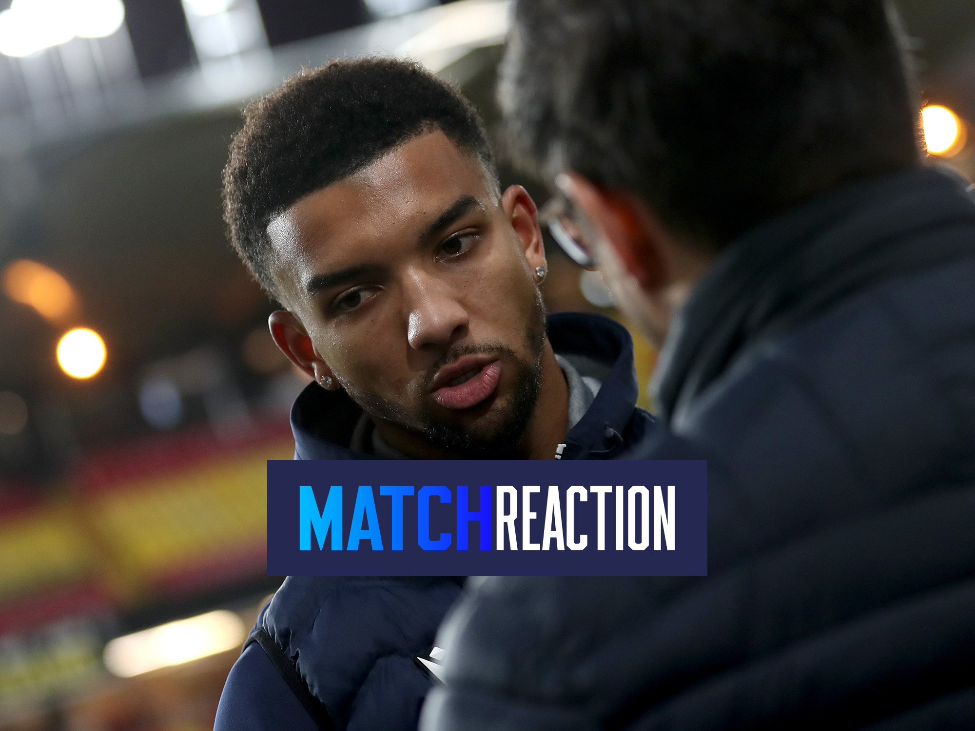 Mason Holgate is interviewed following Albion's defeat at Watford