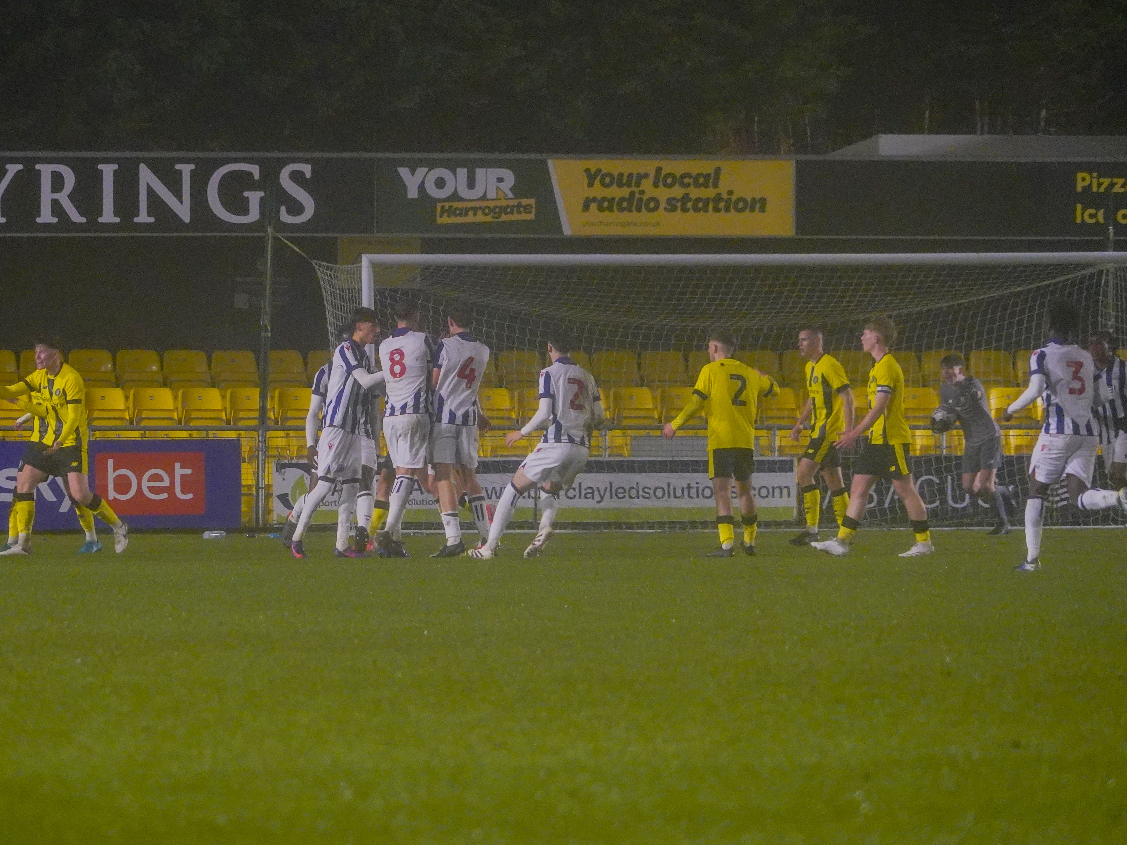 U18 defender Rhys Morrish celebrating 