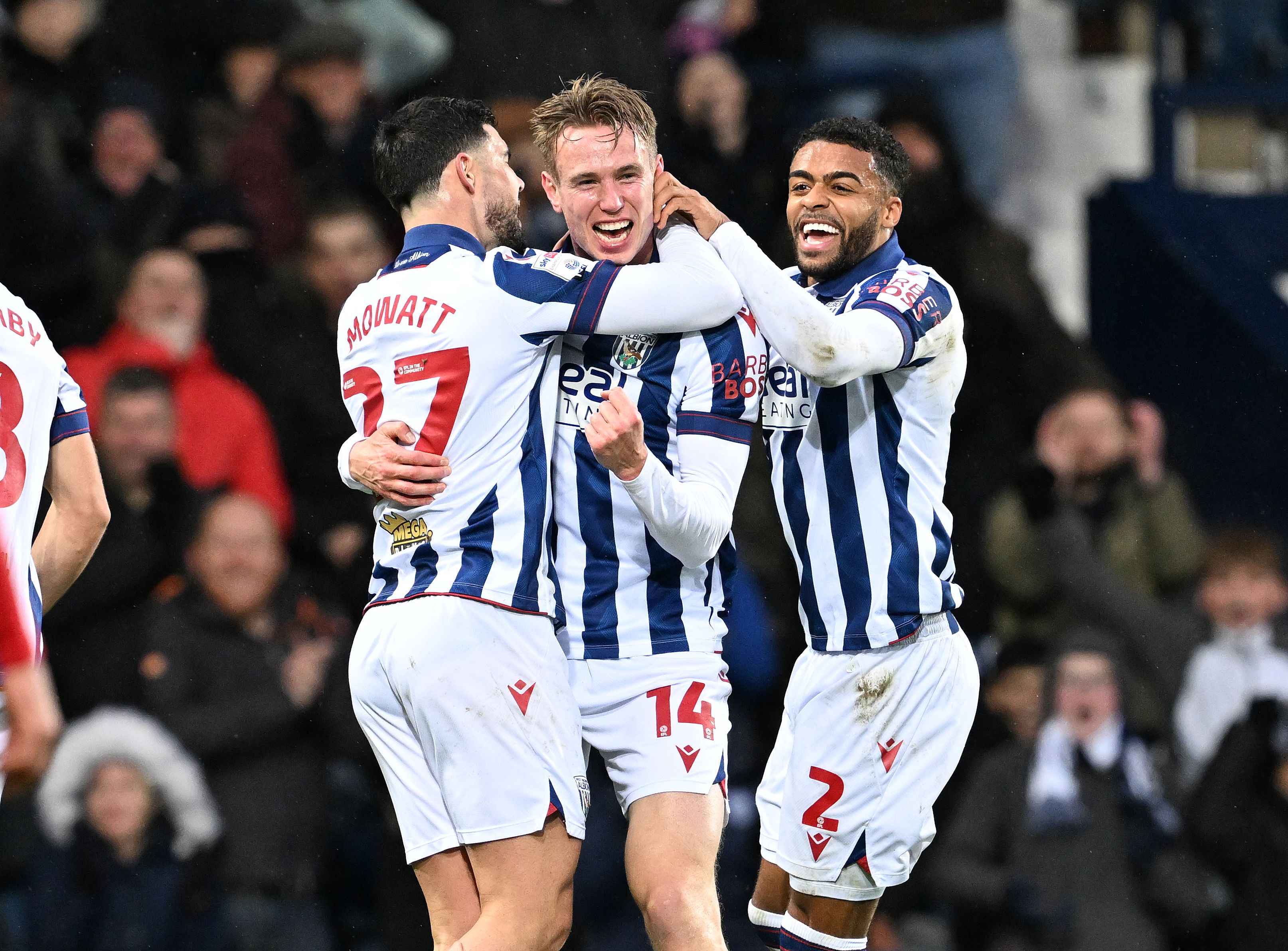 Torbjørn Heggem celebrates scoring against Sheffield United 