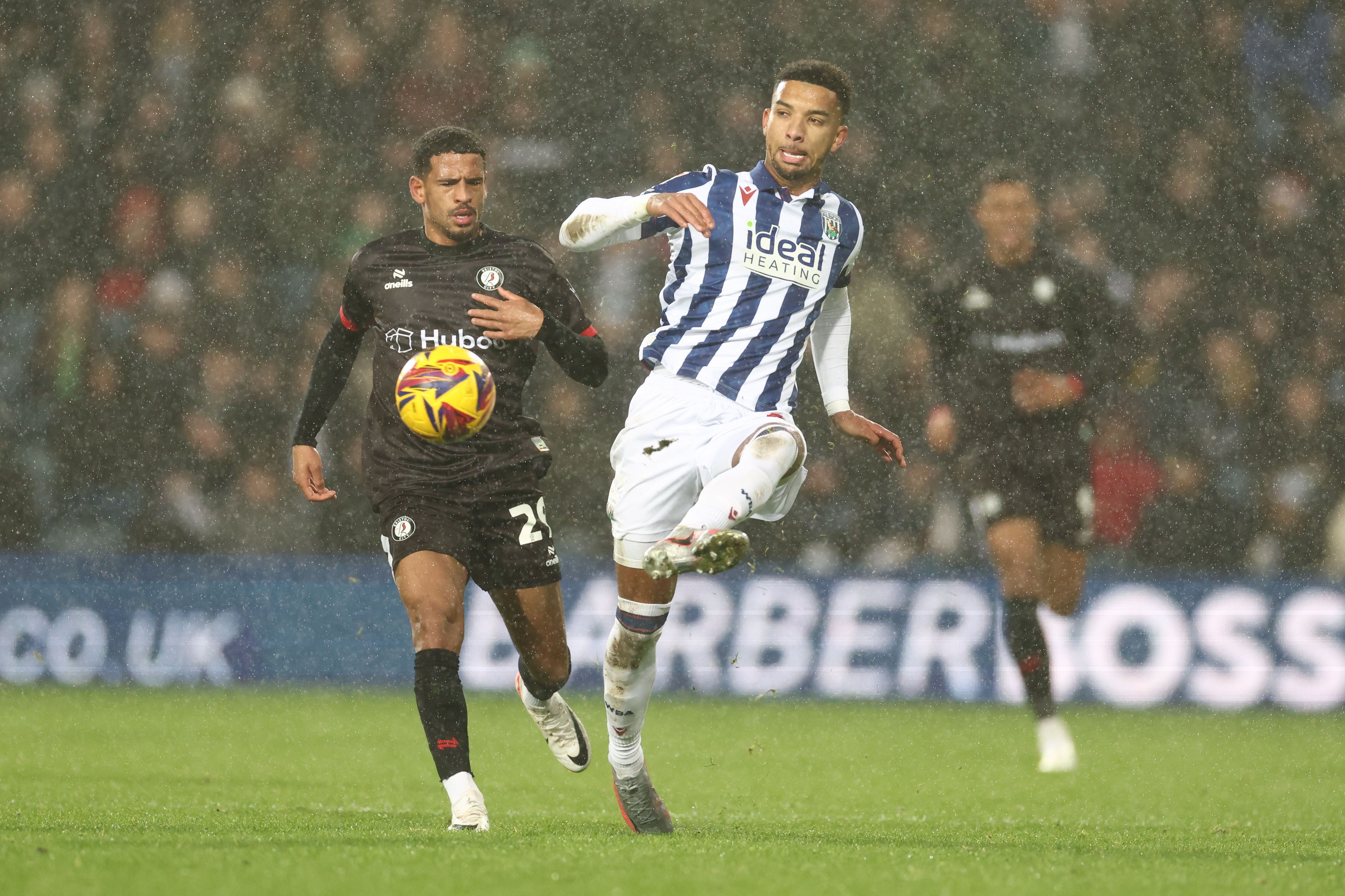 Mason Holgate in action against Bristol City 