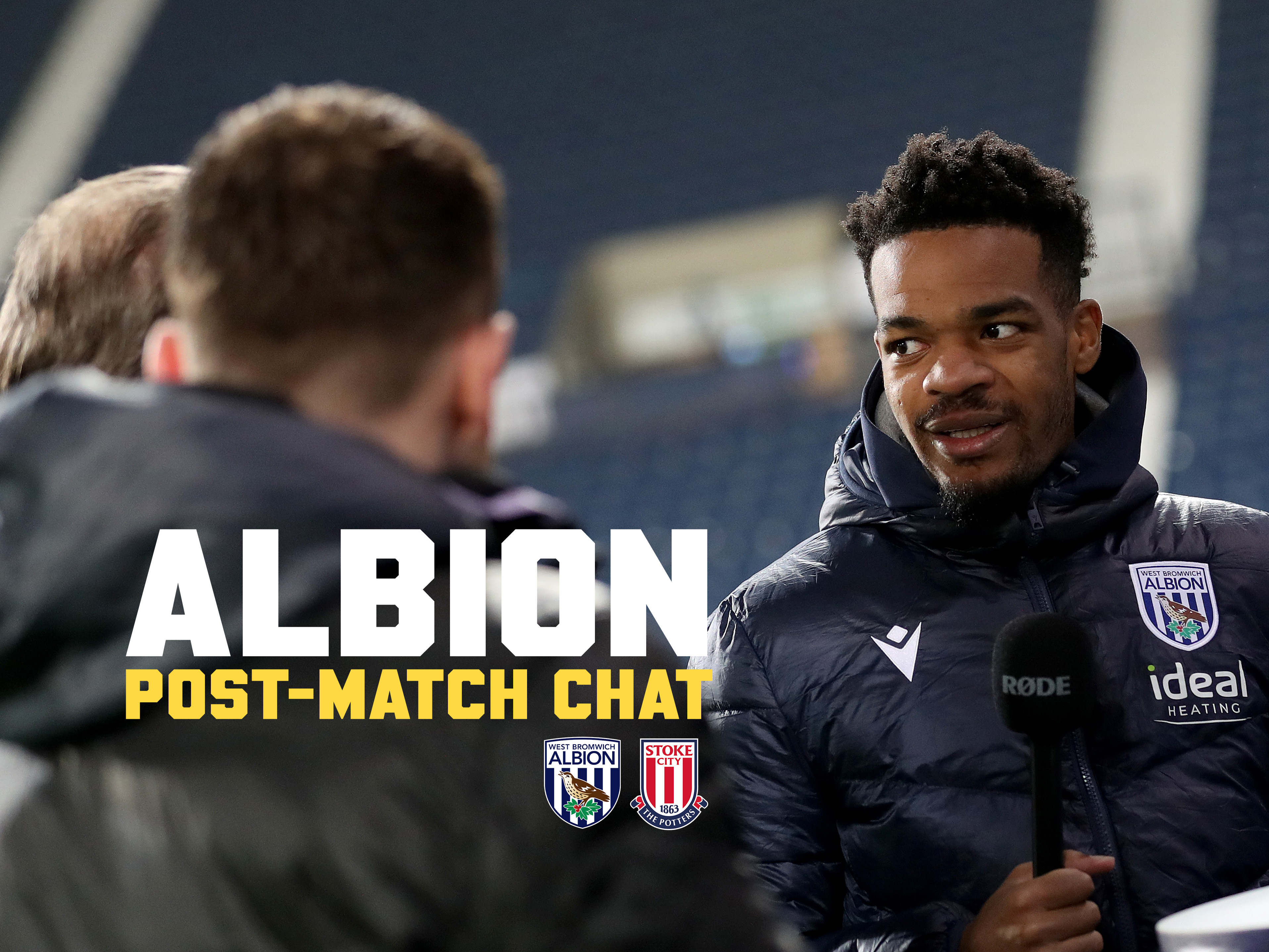 Albion Post-Match Chat | Grady Diangana on Stoke City and Tony Mowbray