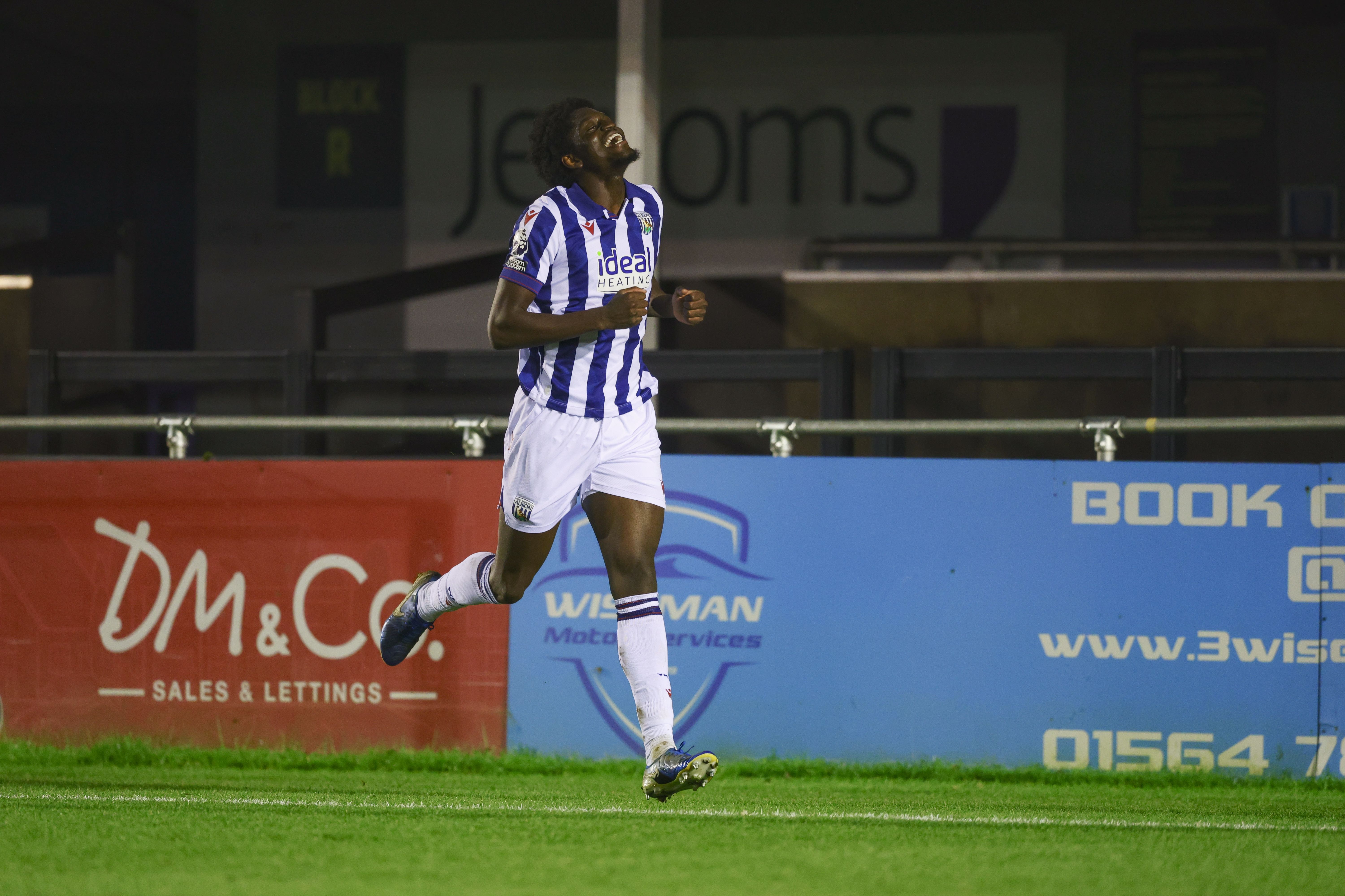 Michael Parker celebrates.