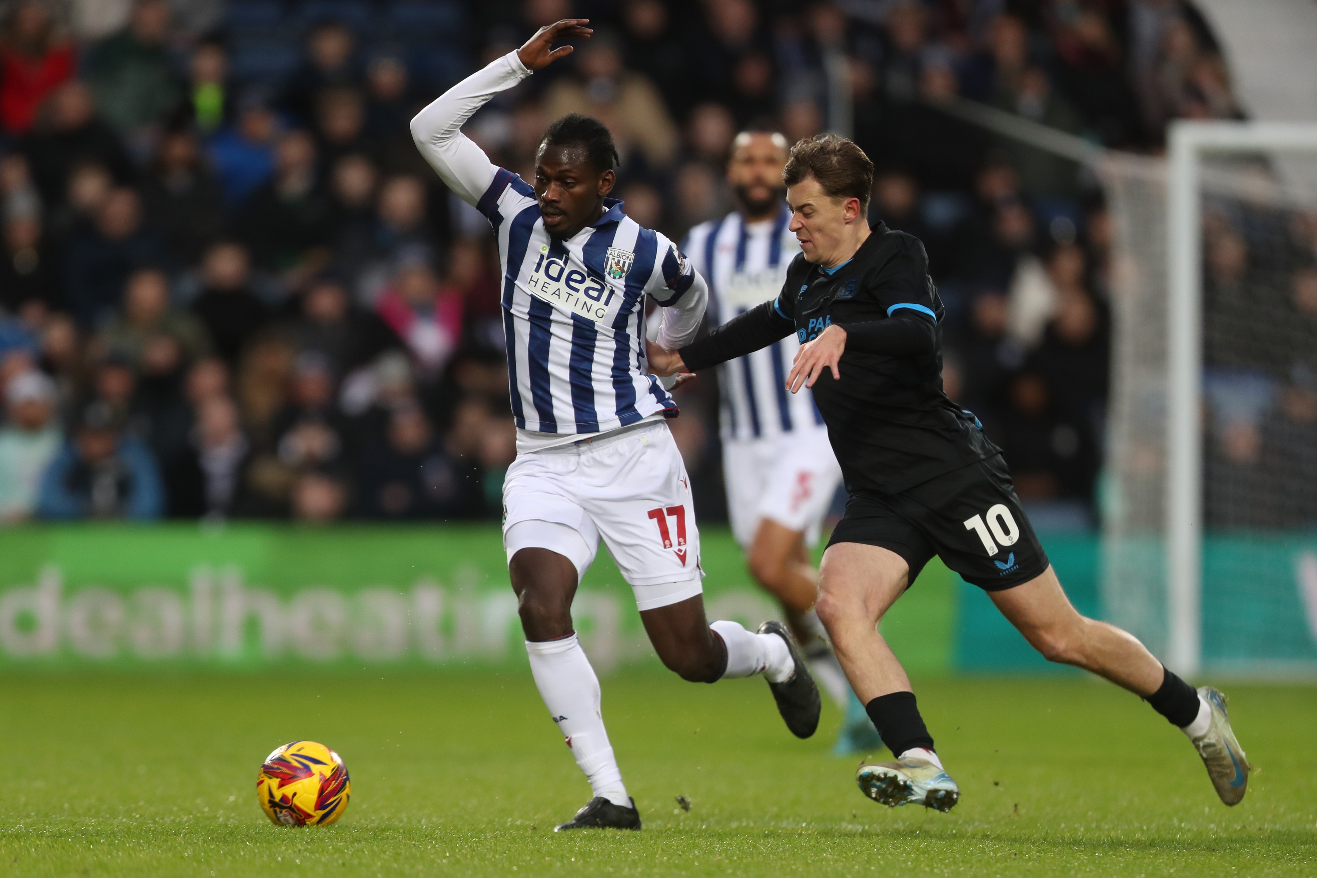 Ousmane Diakité in action against Preston 