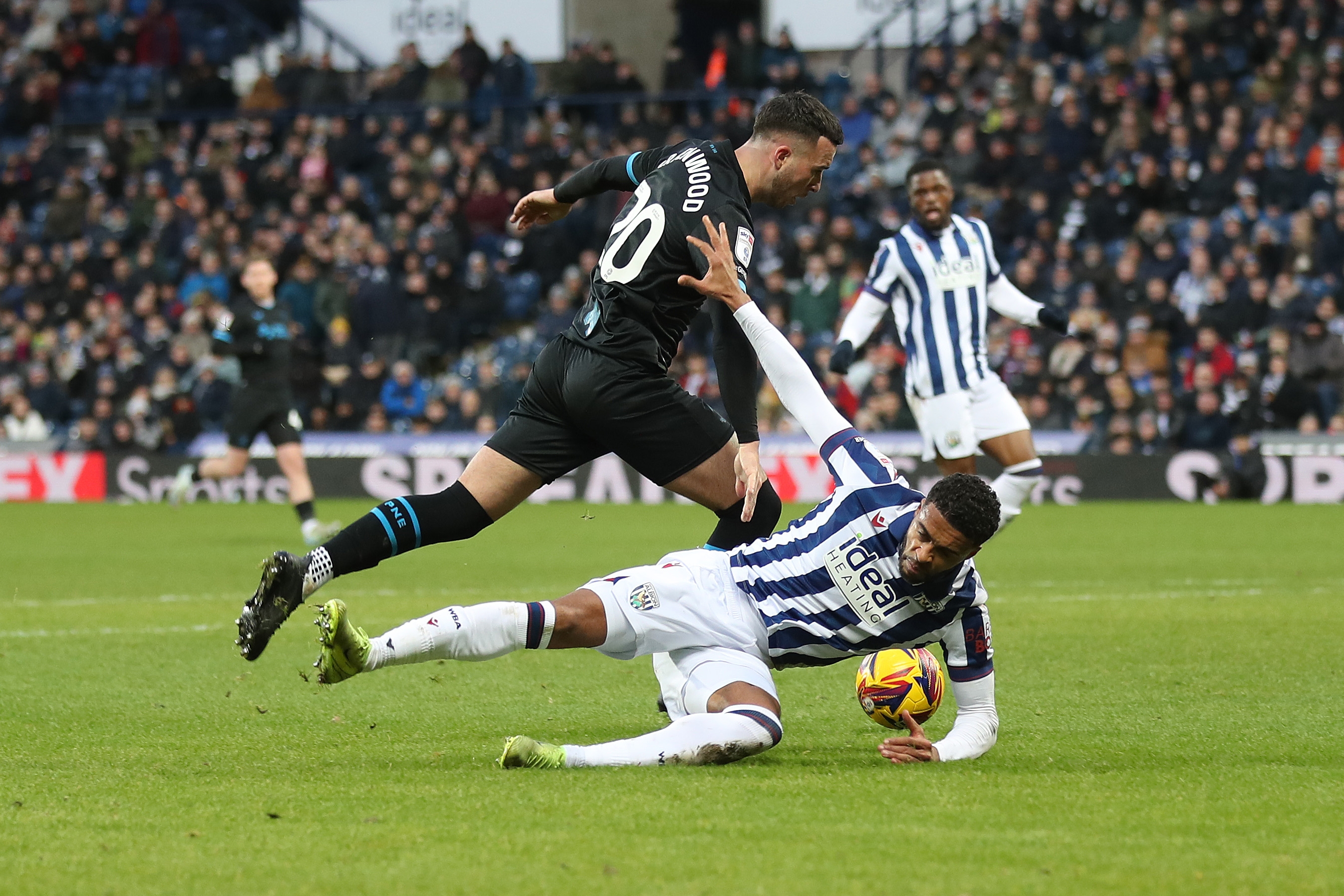 Darnell Furlong in action against Preston