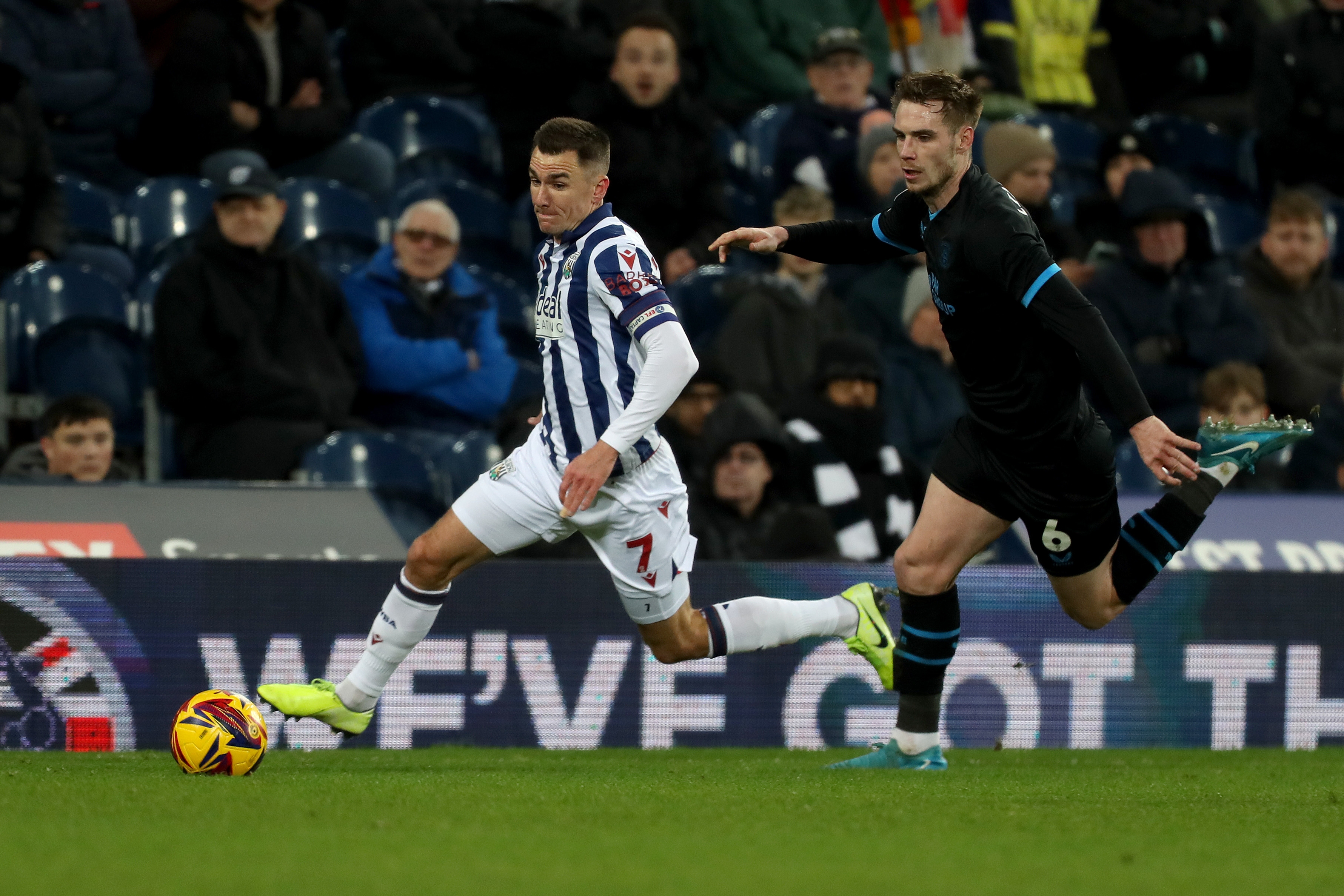 Jed Wallace in action against Preston