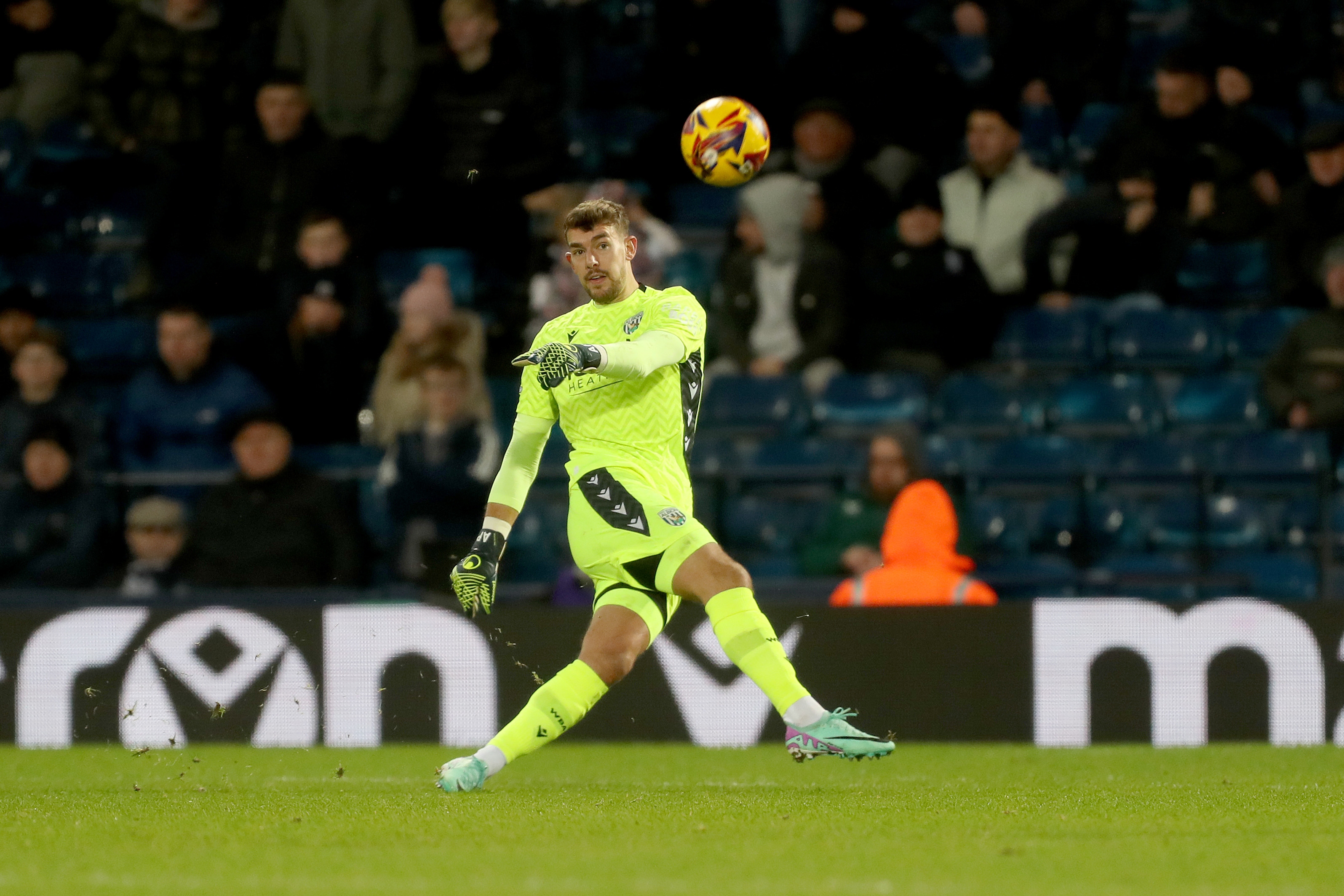 Alex Palmer in action against Preston