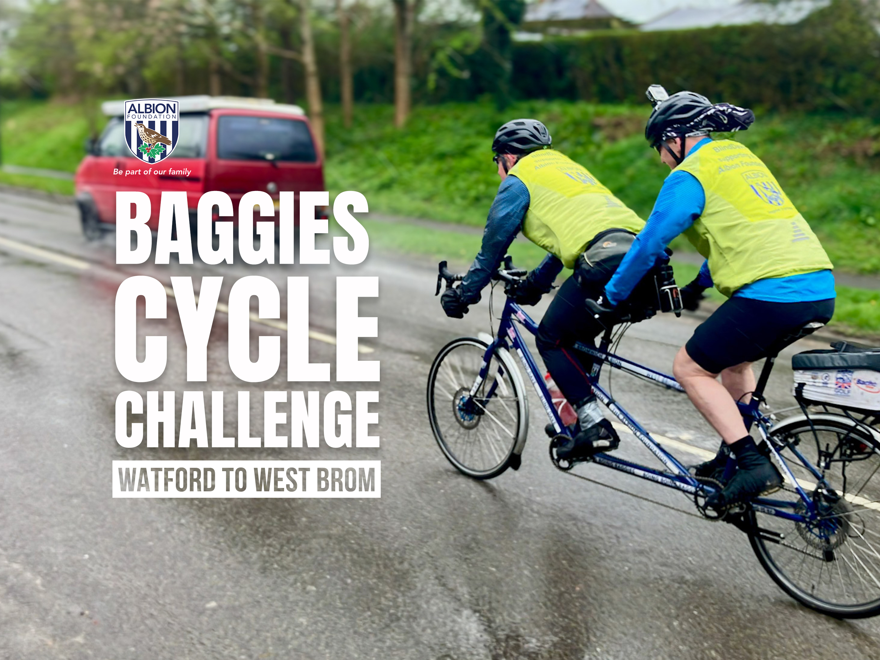 Baggies Cycle Challenge 2025 Graphic