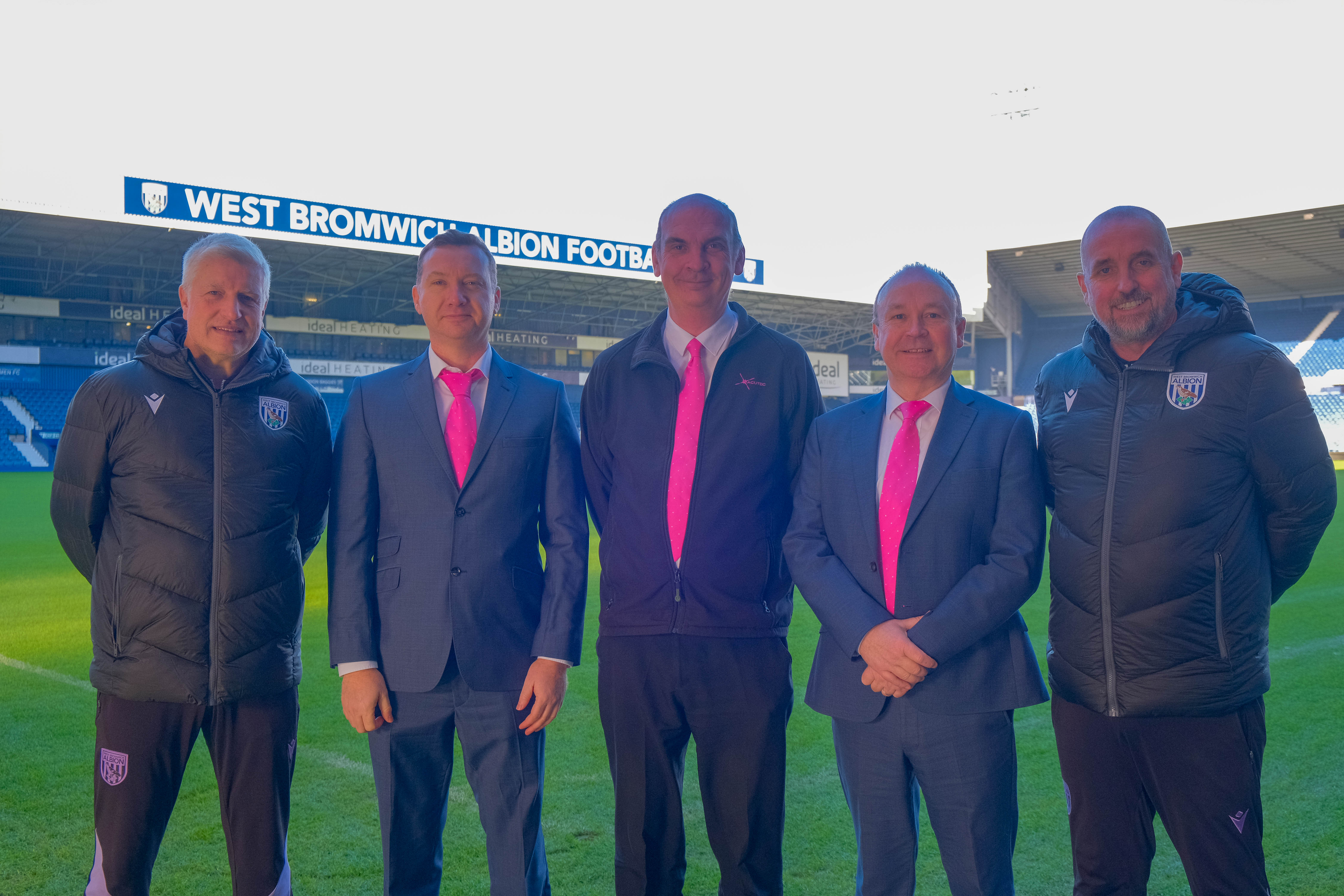 ACUTEC pitch side at The Hawthorns.