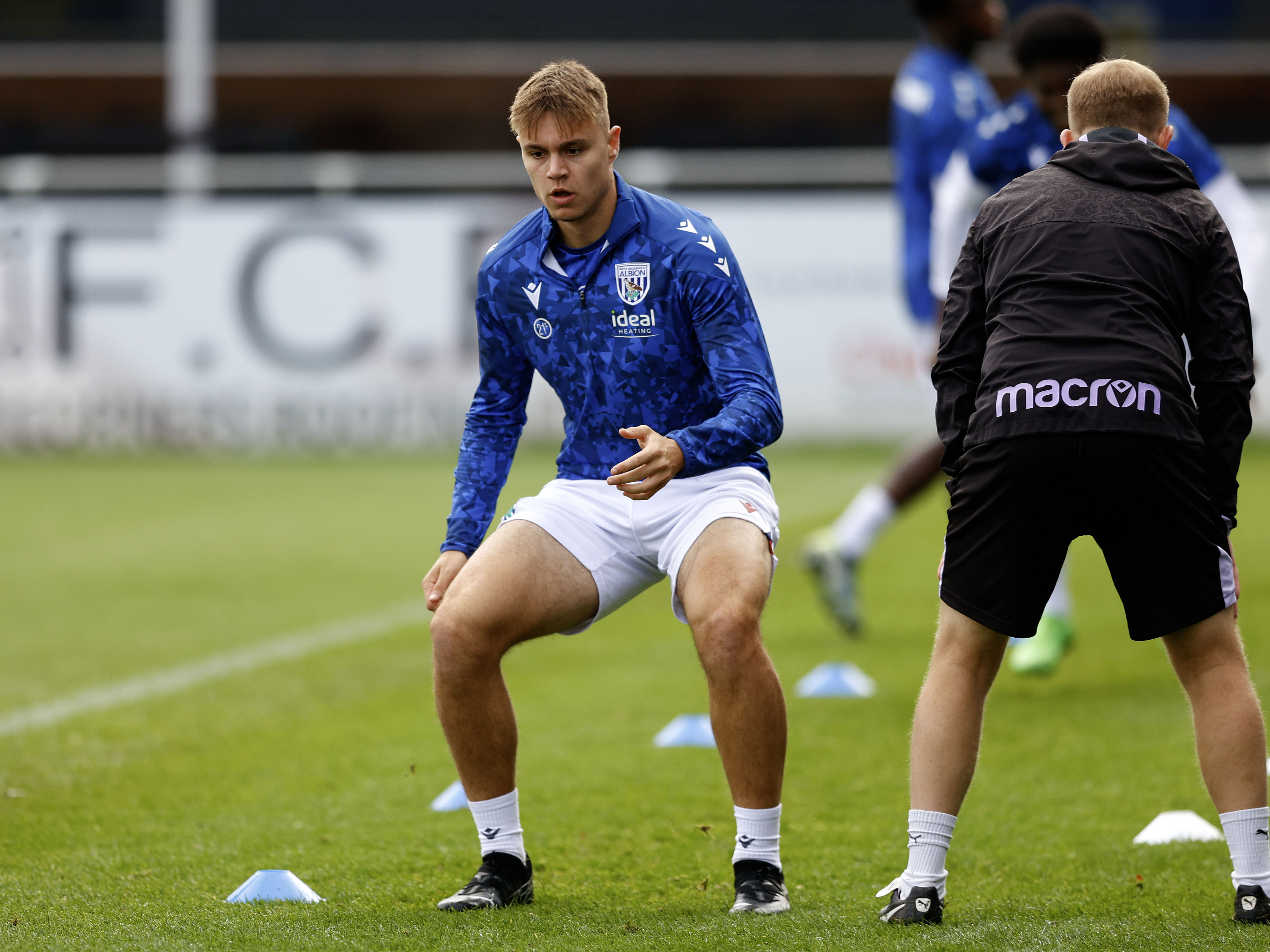 A photo of Albion U21 defender Evan Humphries