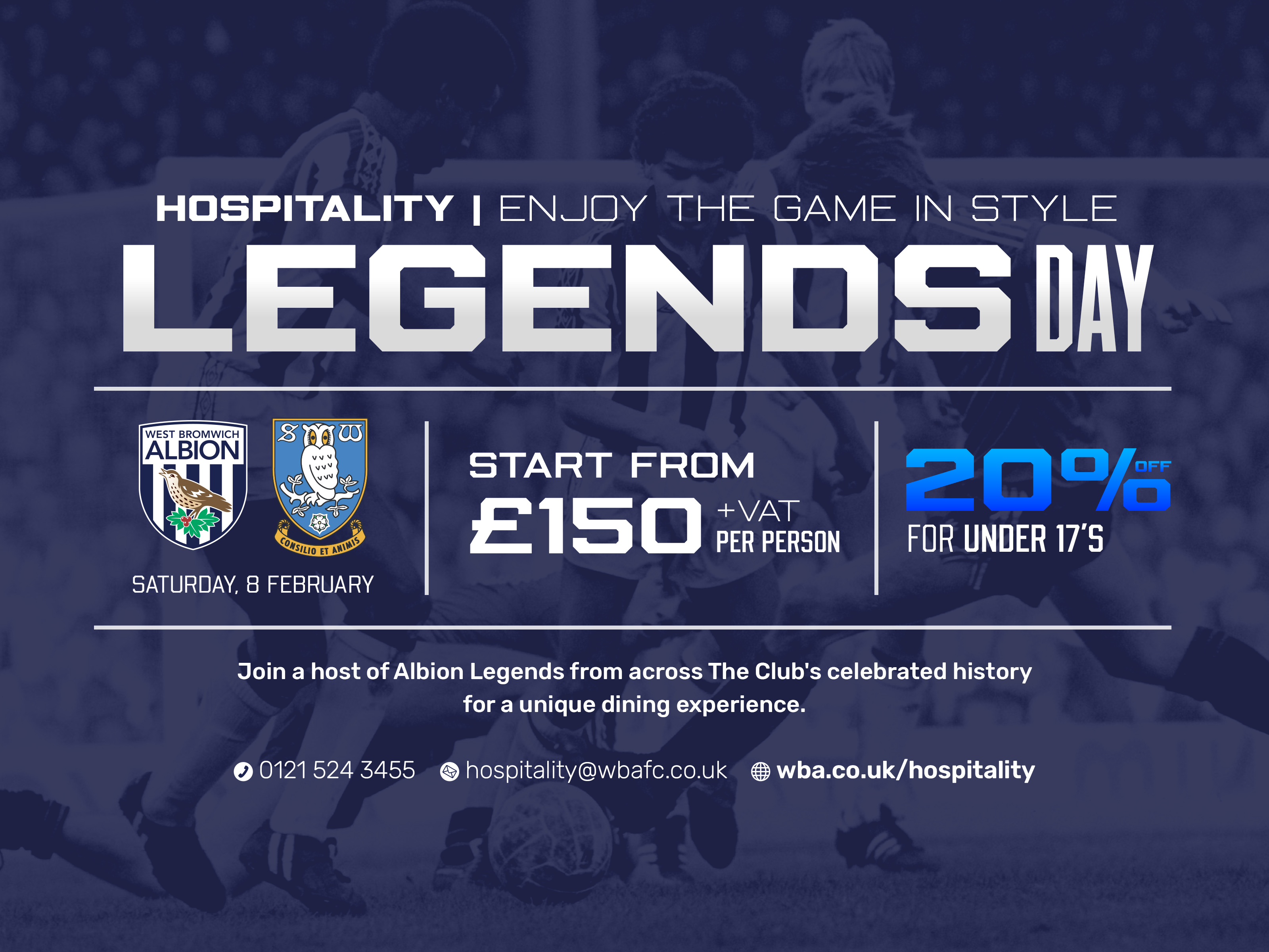 Hospitality | Enjoy The Game in Style | Legends Day 