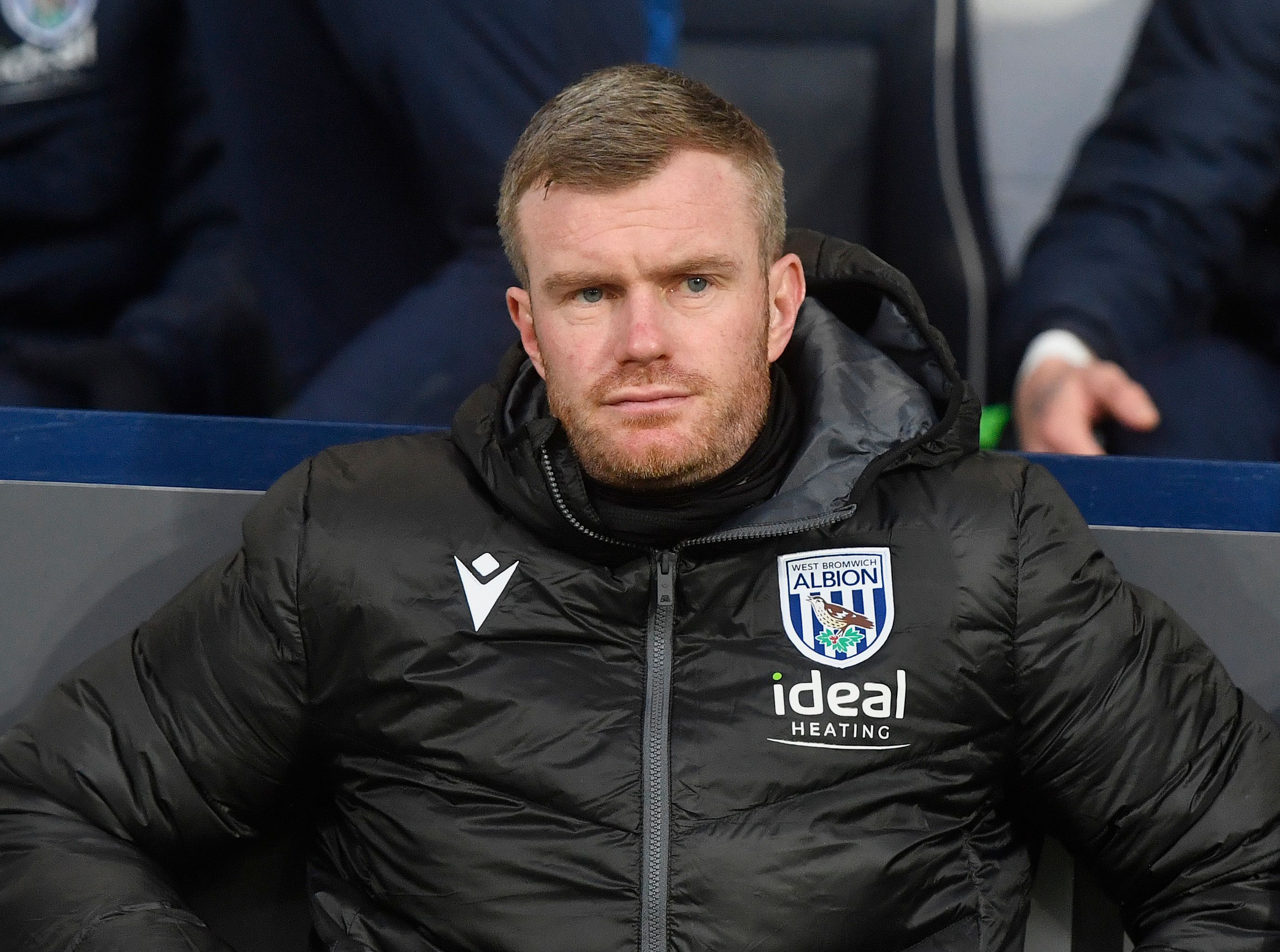 Chris Brunt in a Black Albion coat