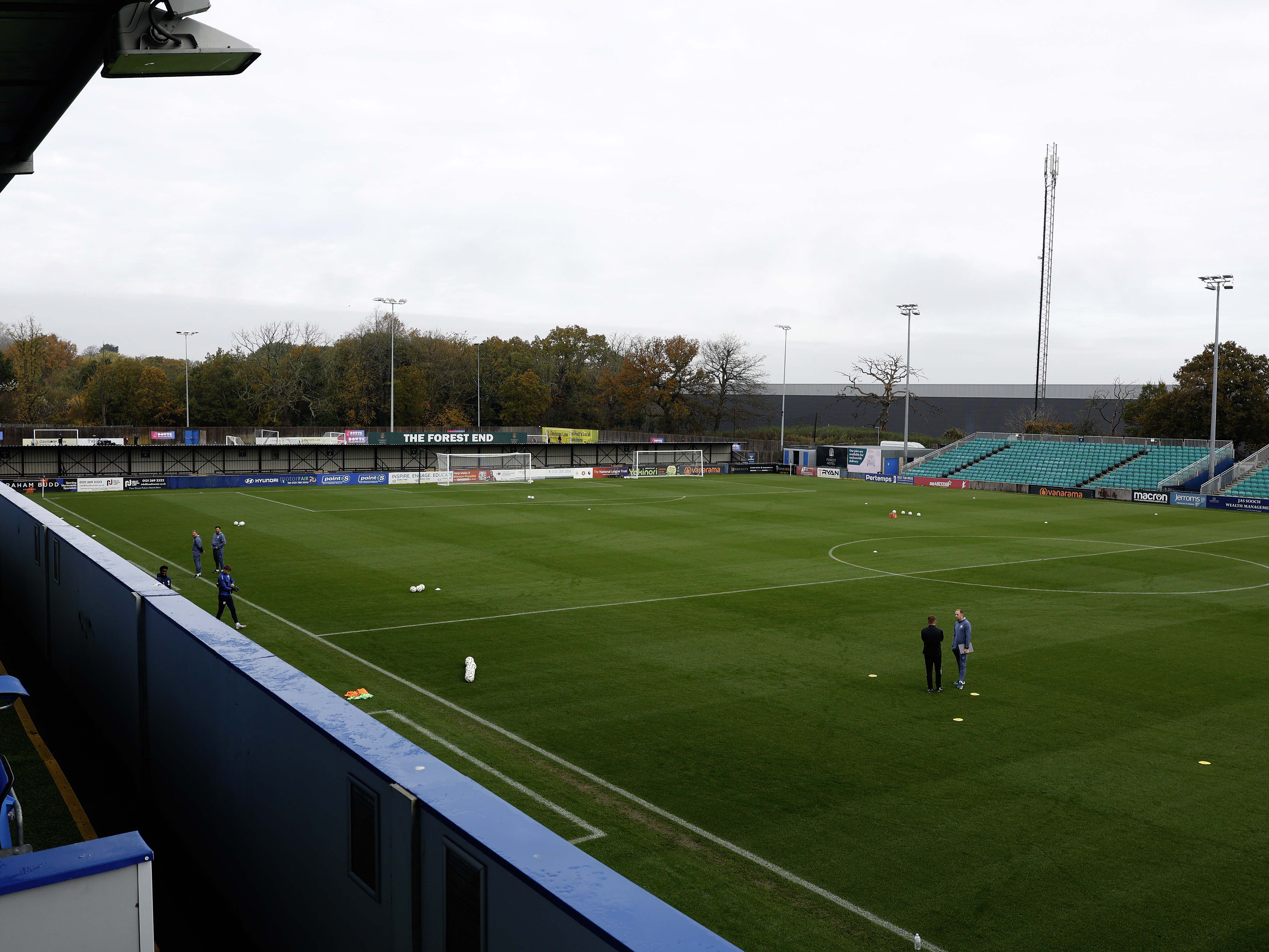 A photo of Solihull Moors' Damson Park stadium