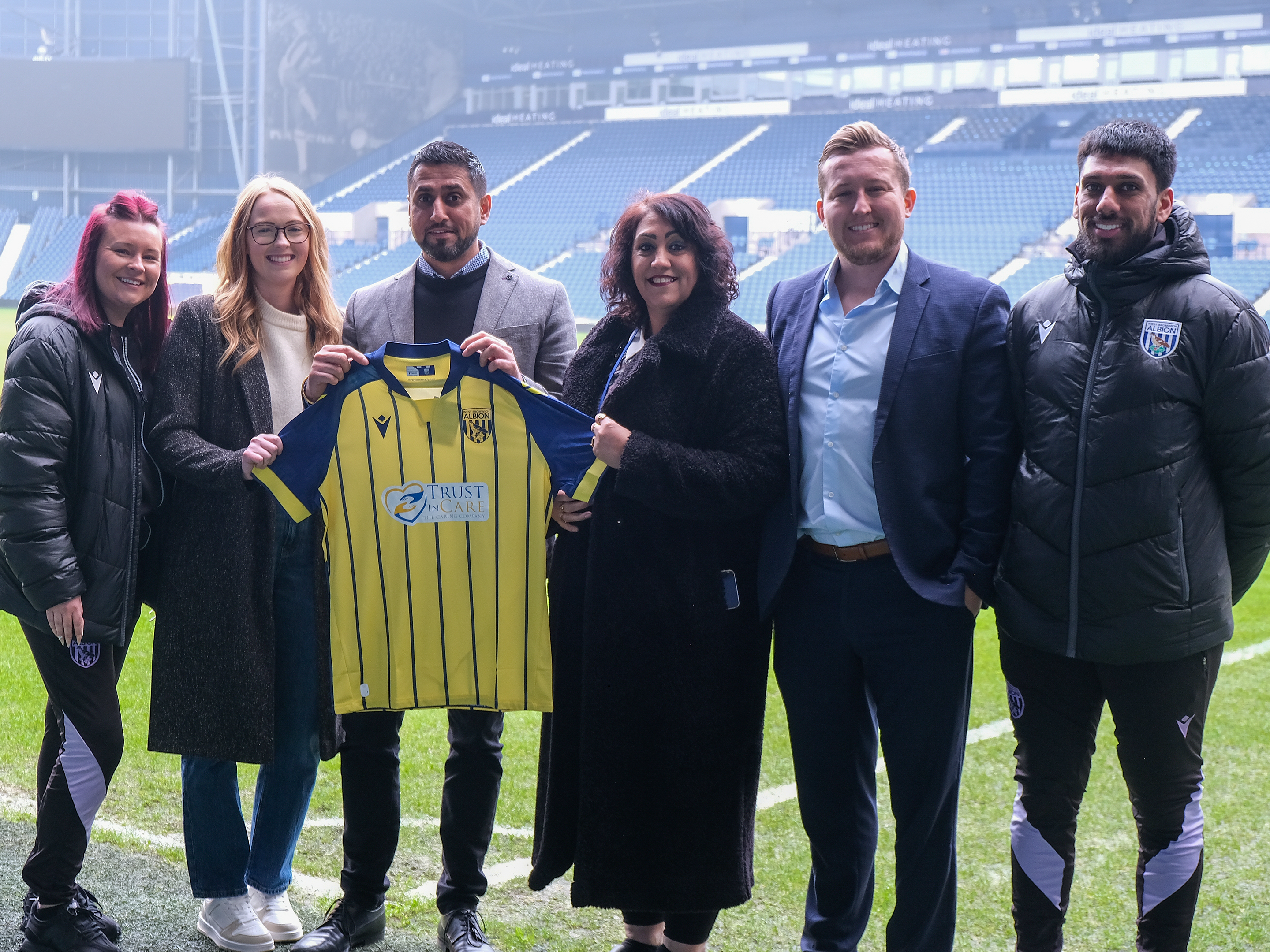 Trust In Care and The Albion Foundation at The Hawthorns.