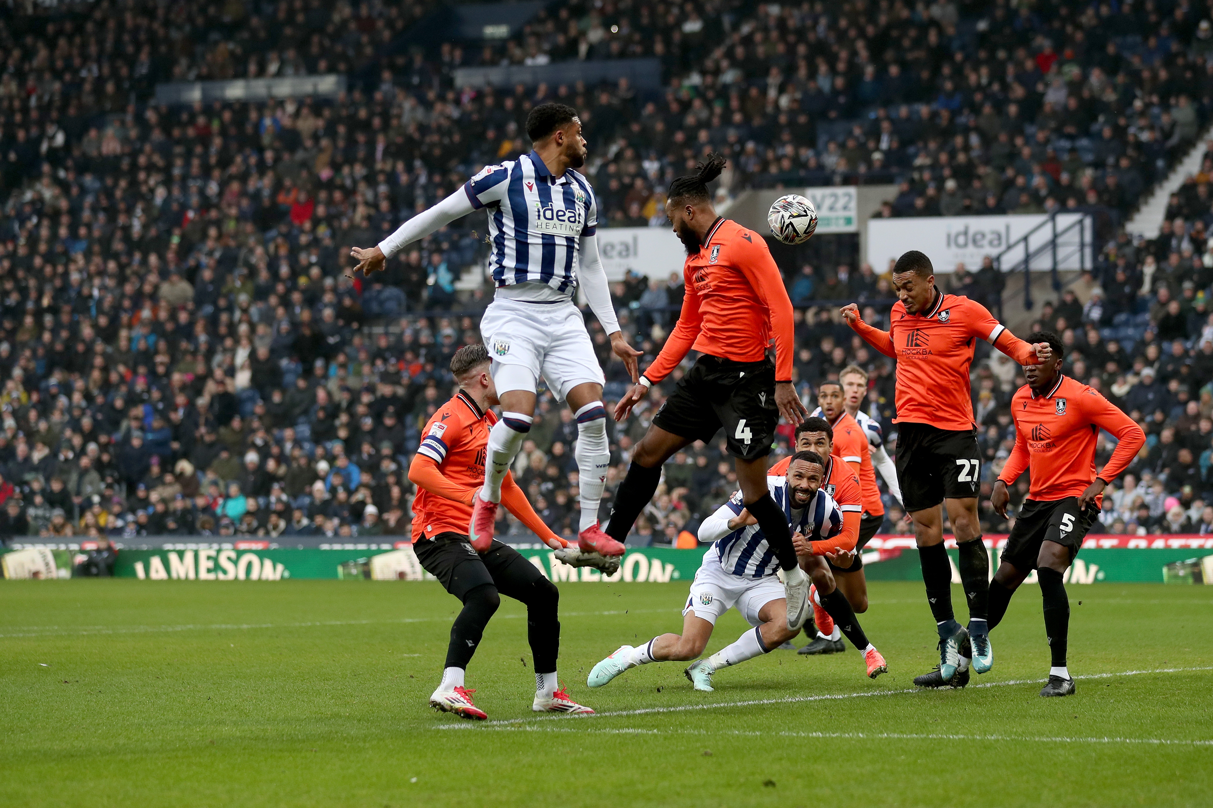 Darnell Furlong in action against Sheffield Wednesday