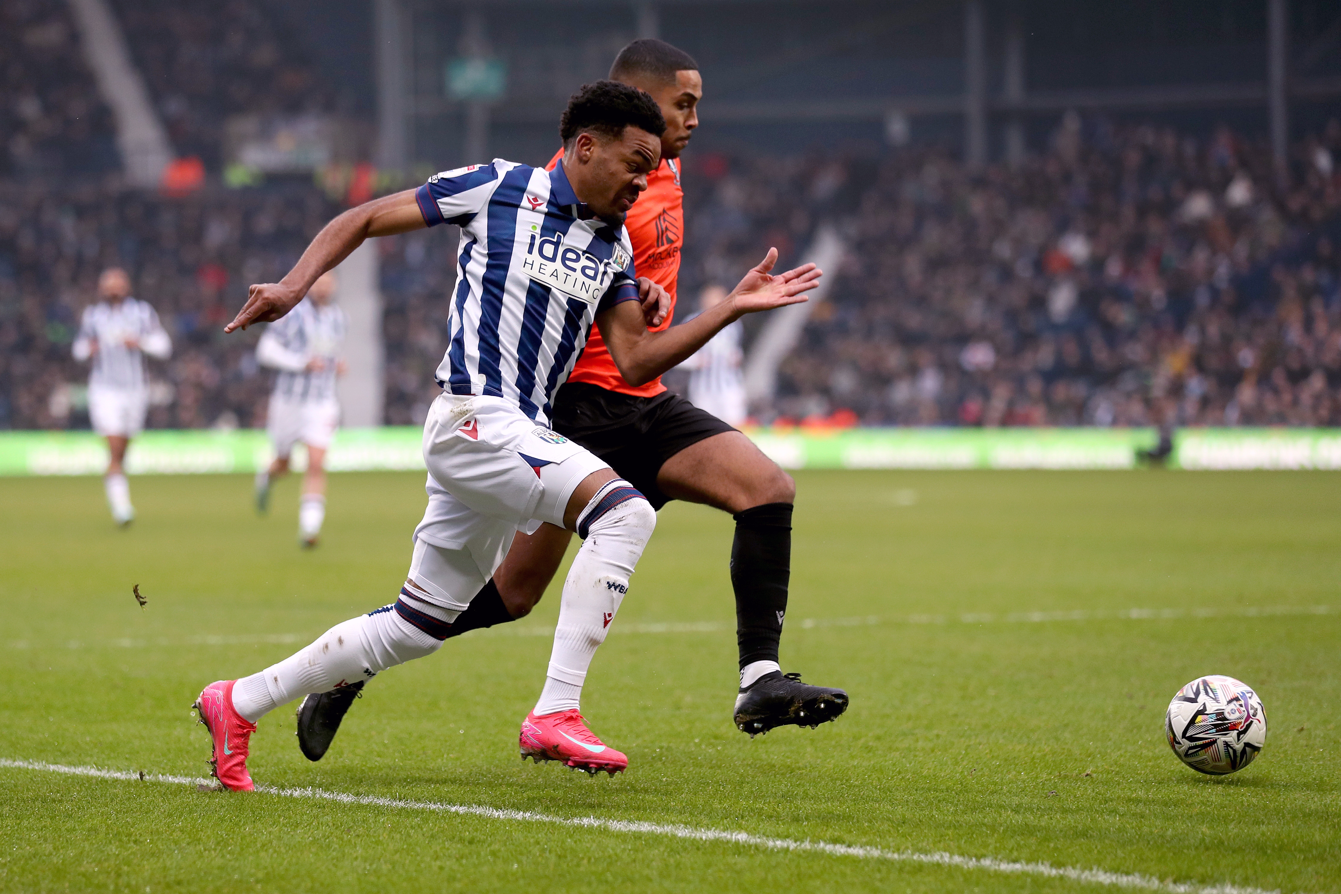 Grady Diangana in action against Sheffield Wednesday