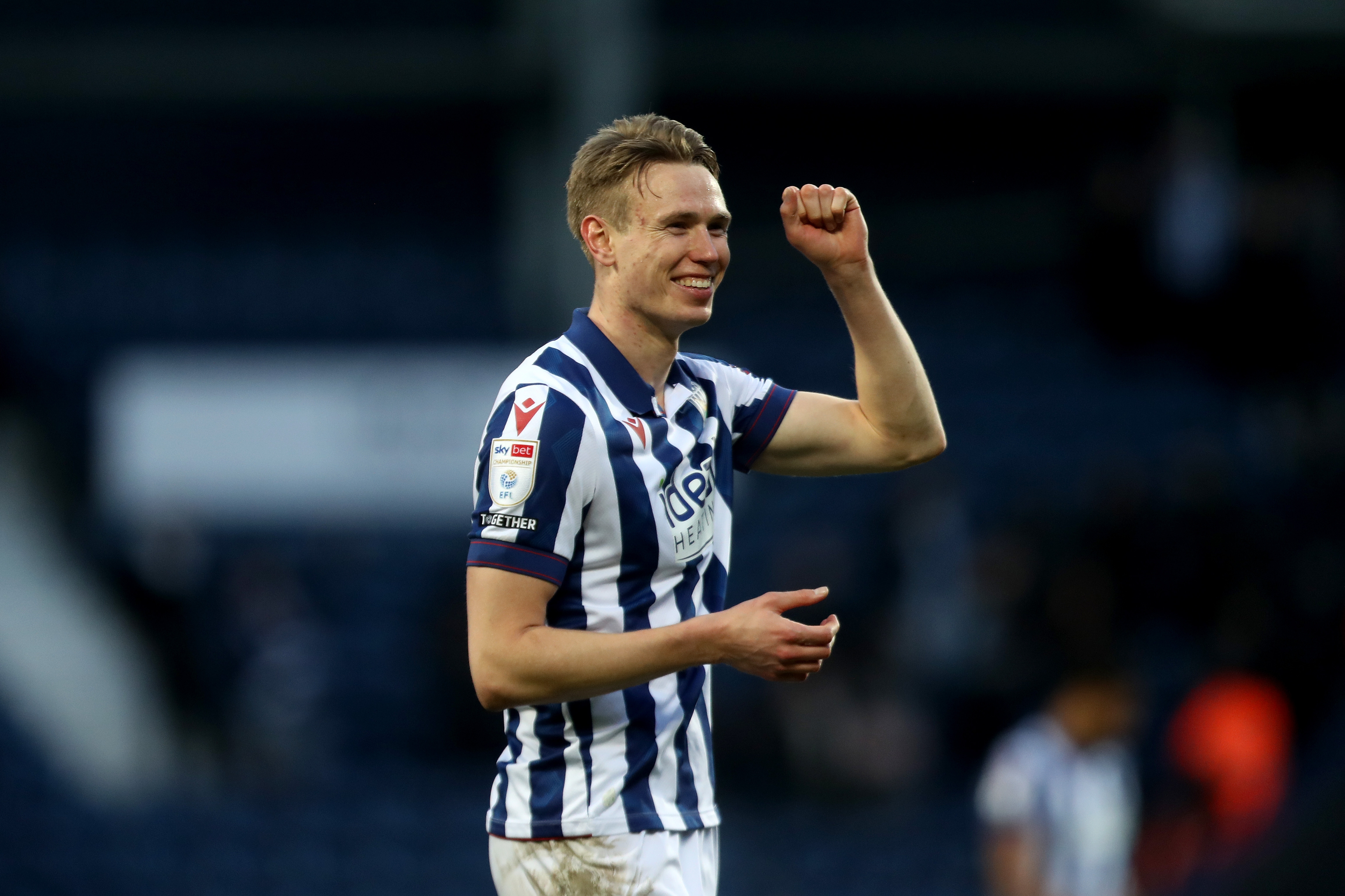 Torbjørn Heggem celebrating after the match against Oxford 