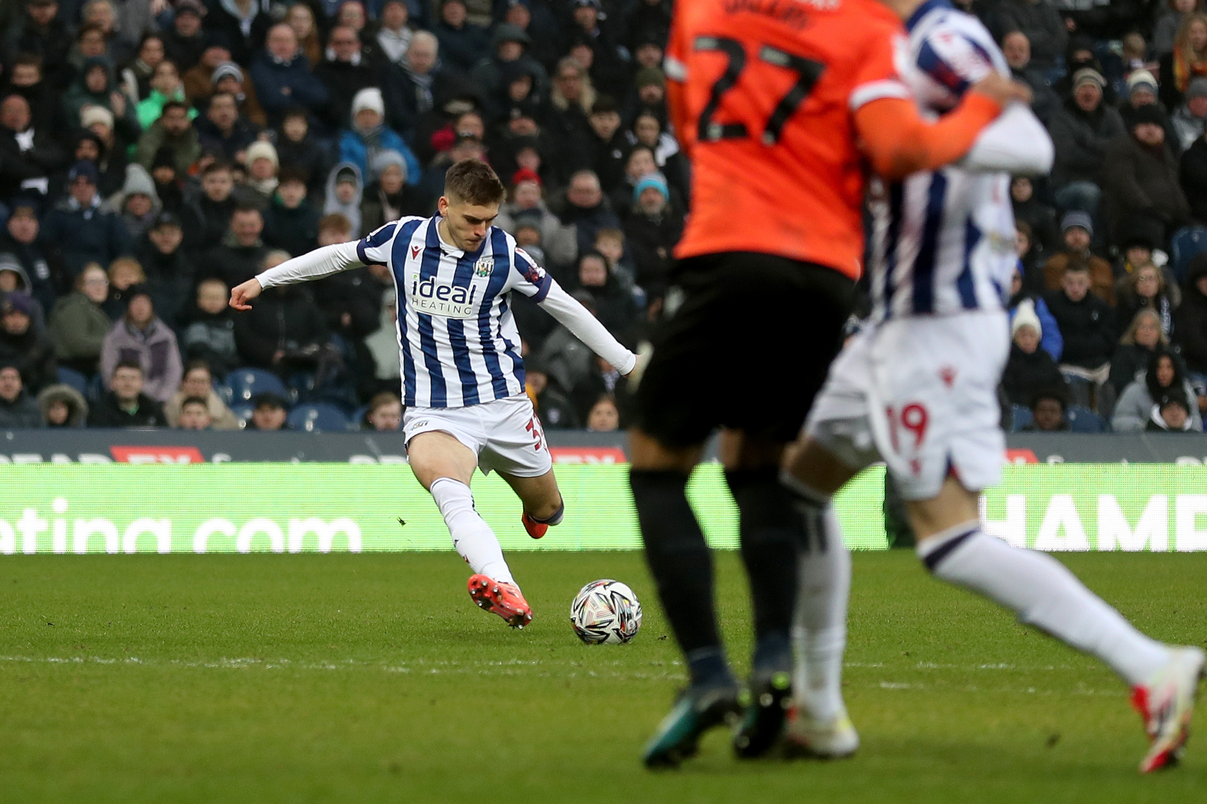 Tom Fellows in action against Sheffield Wednesday