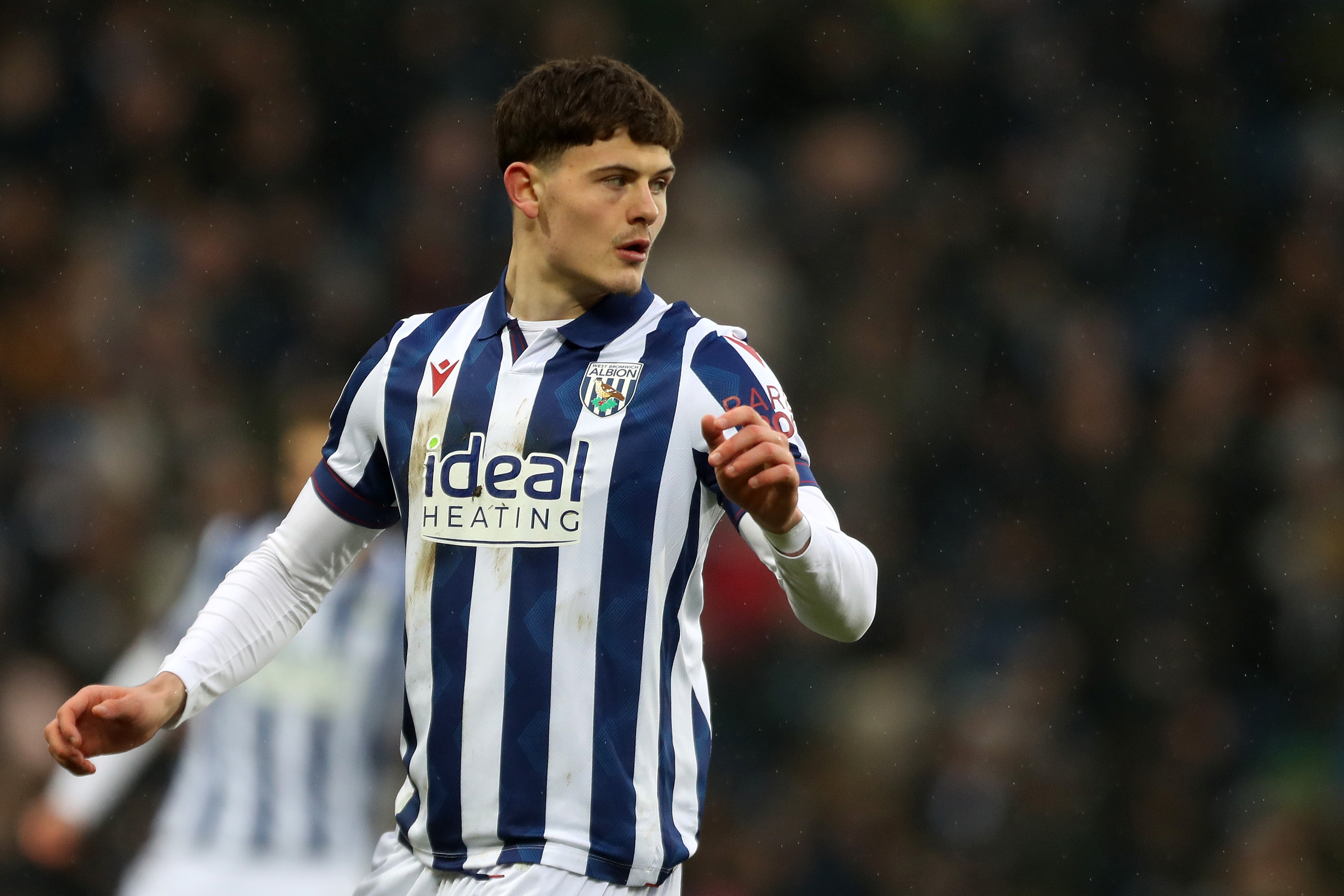 Will Lankshear in action against Sheffield Wednesday