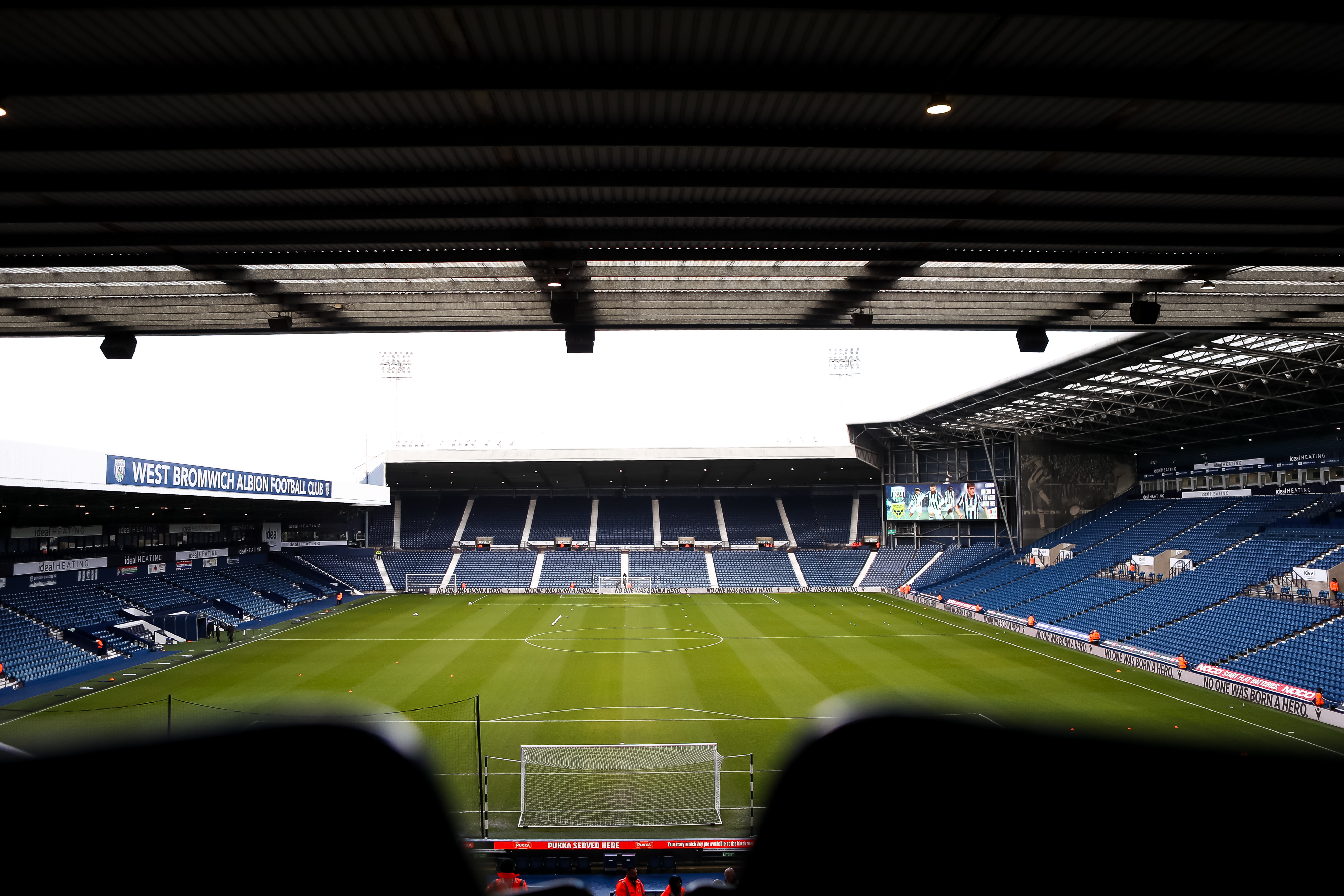 A shot of The Hawthorns.